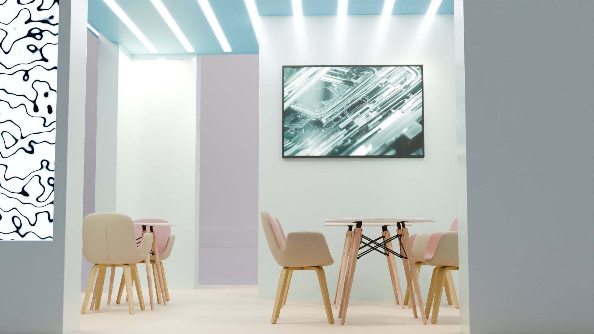 Exhibition Stall or Booth Design for advertisement 3d model 3D model_6