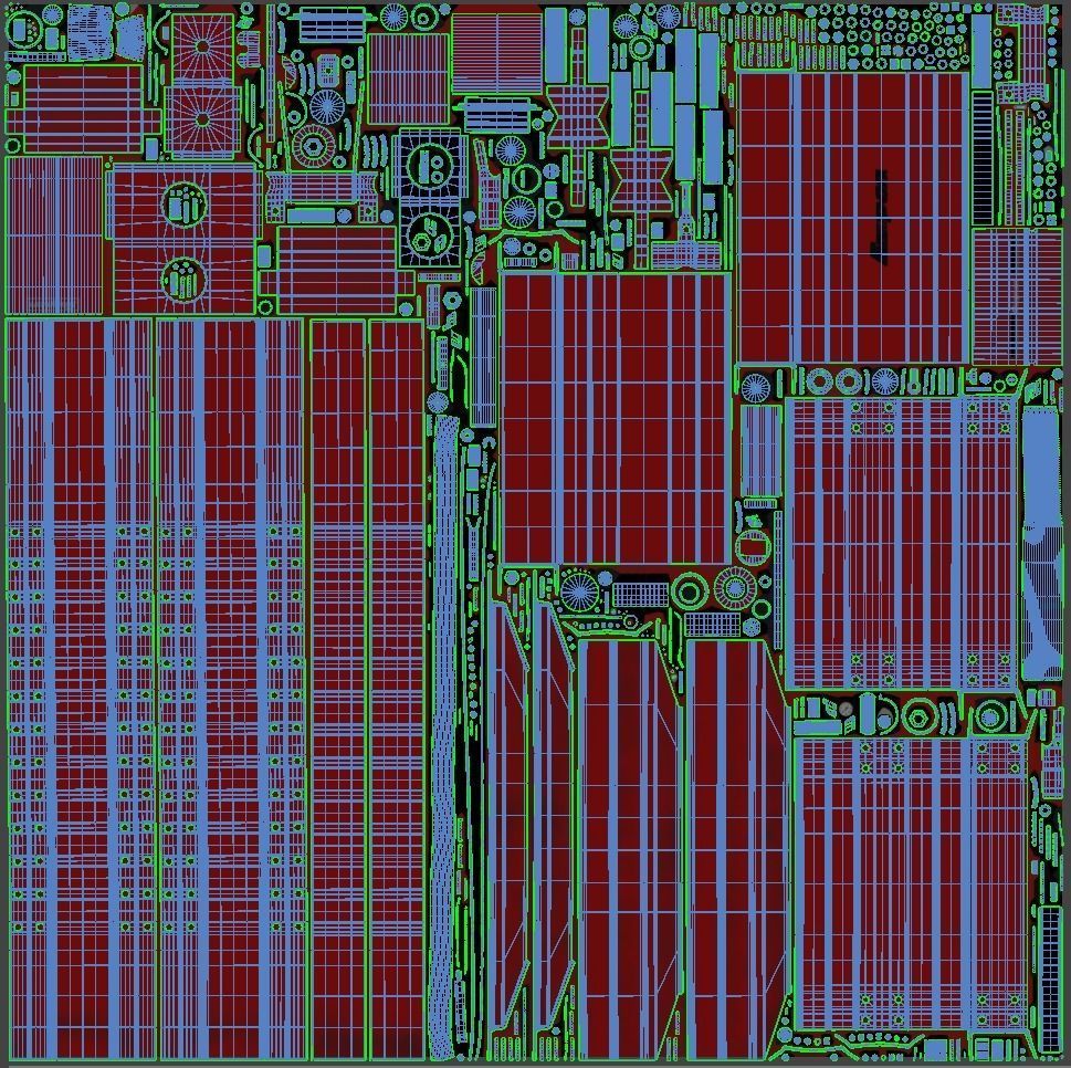 Hydraulic press CG470BHY Low-poly 3D model_28