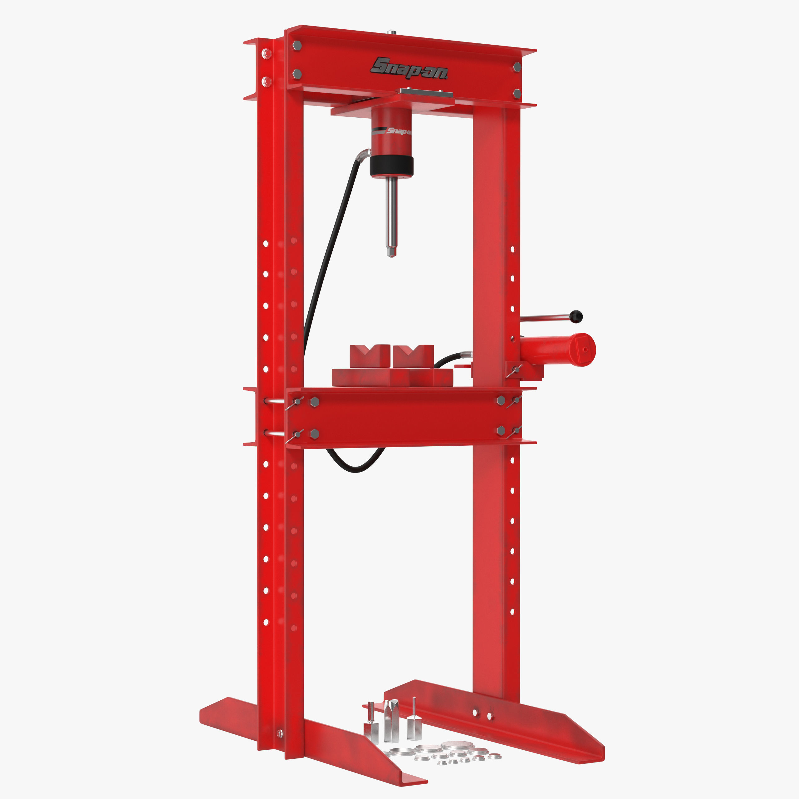 Hydraulic press CG470BHY Low-poly 3D model_19