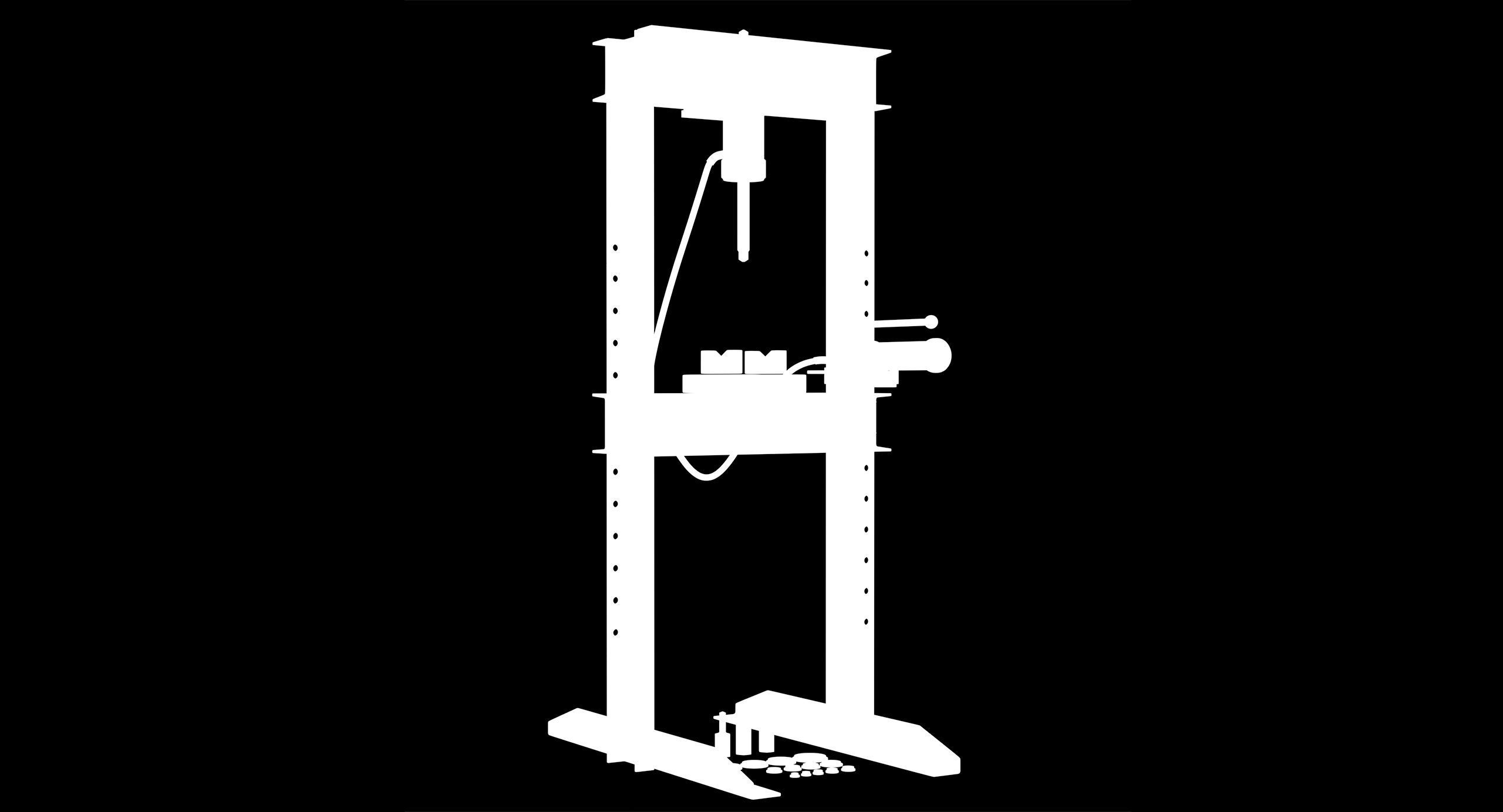 Hydraulic press CG470BHY Low-poly 3D model_2