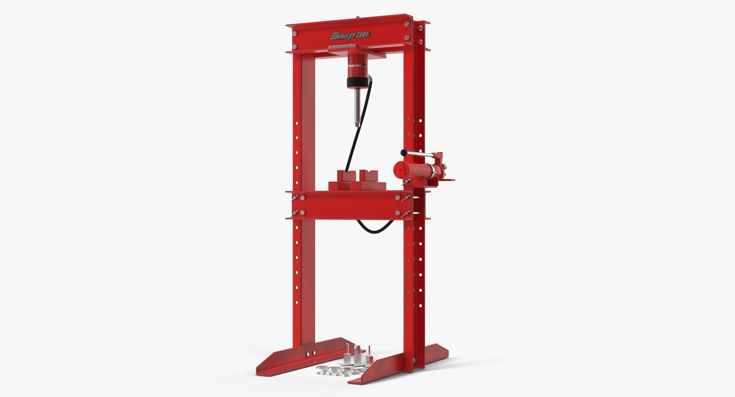 Hydraulic press CG470BHY Low-poly 3D model_8