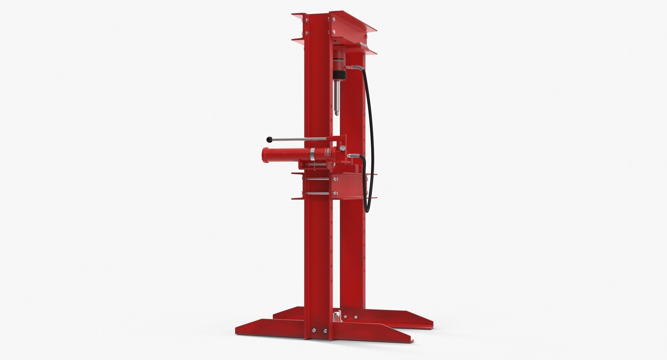 Hydraulic press CG470BHY Low-poly 3D model_16