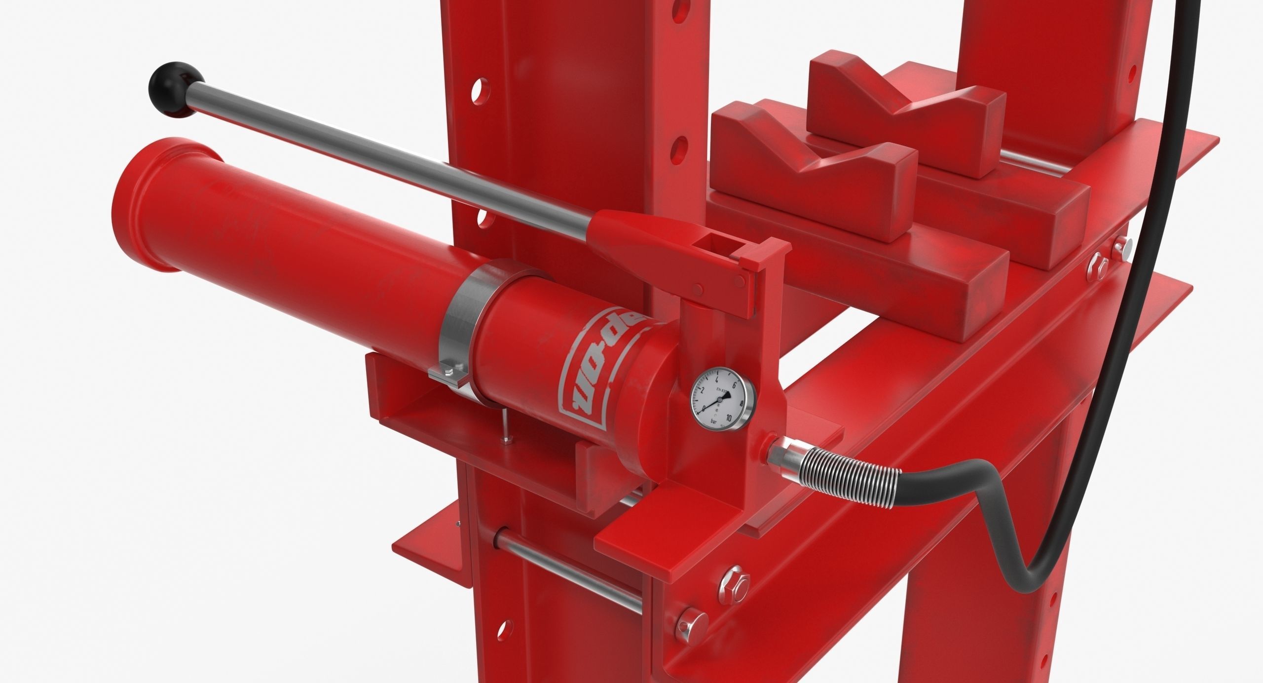 Hydraulic press CG470BHY Low-poly 3D model_6