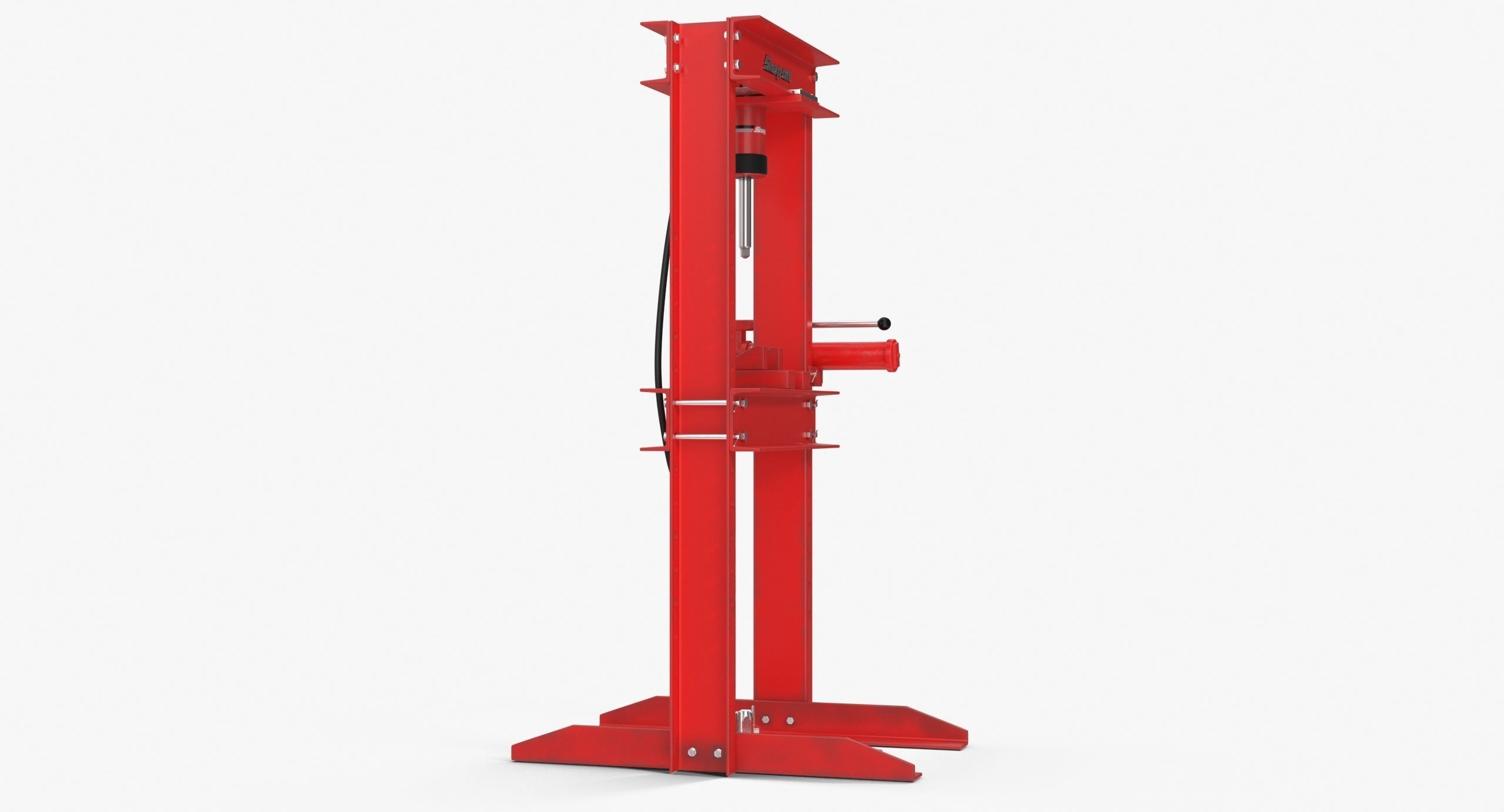Hydraulic press CG470BHY Low-poly 3D model_11