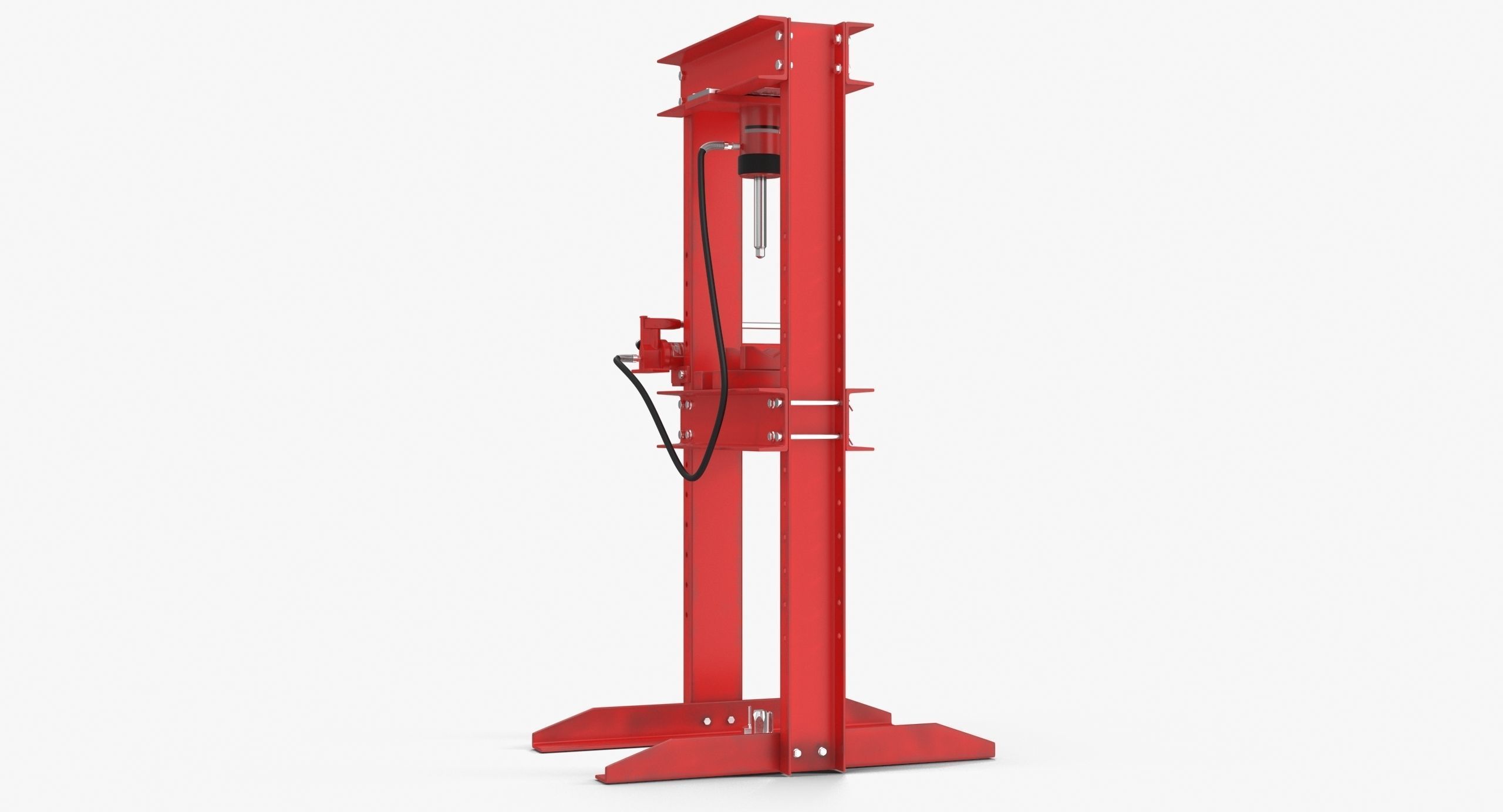 Hydraulic press CG470BHY Low-poly 3D model_12