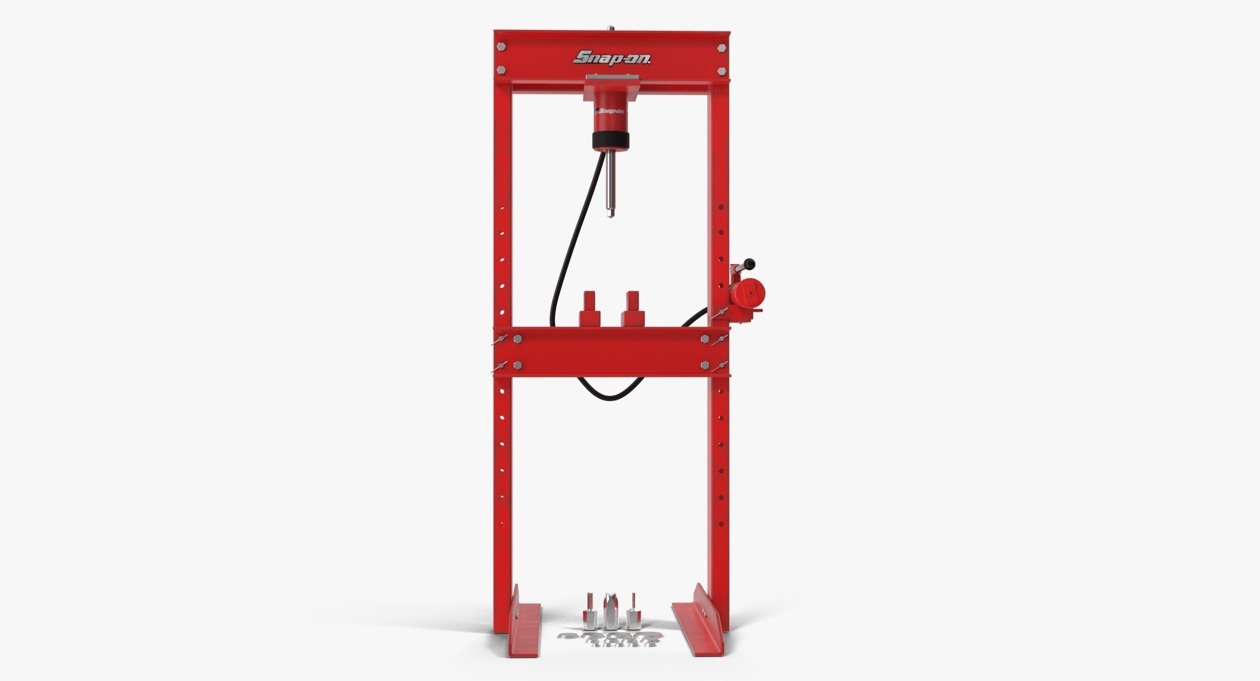 Hydraulic press CG470BHY Low-poly 3D model_9