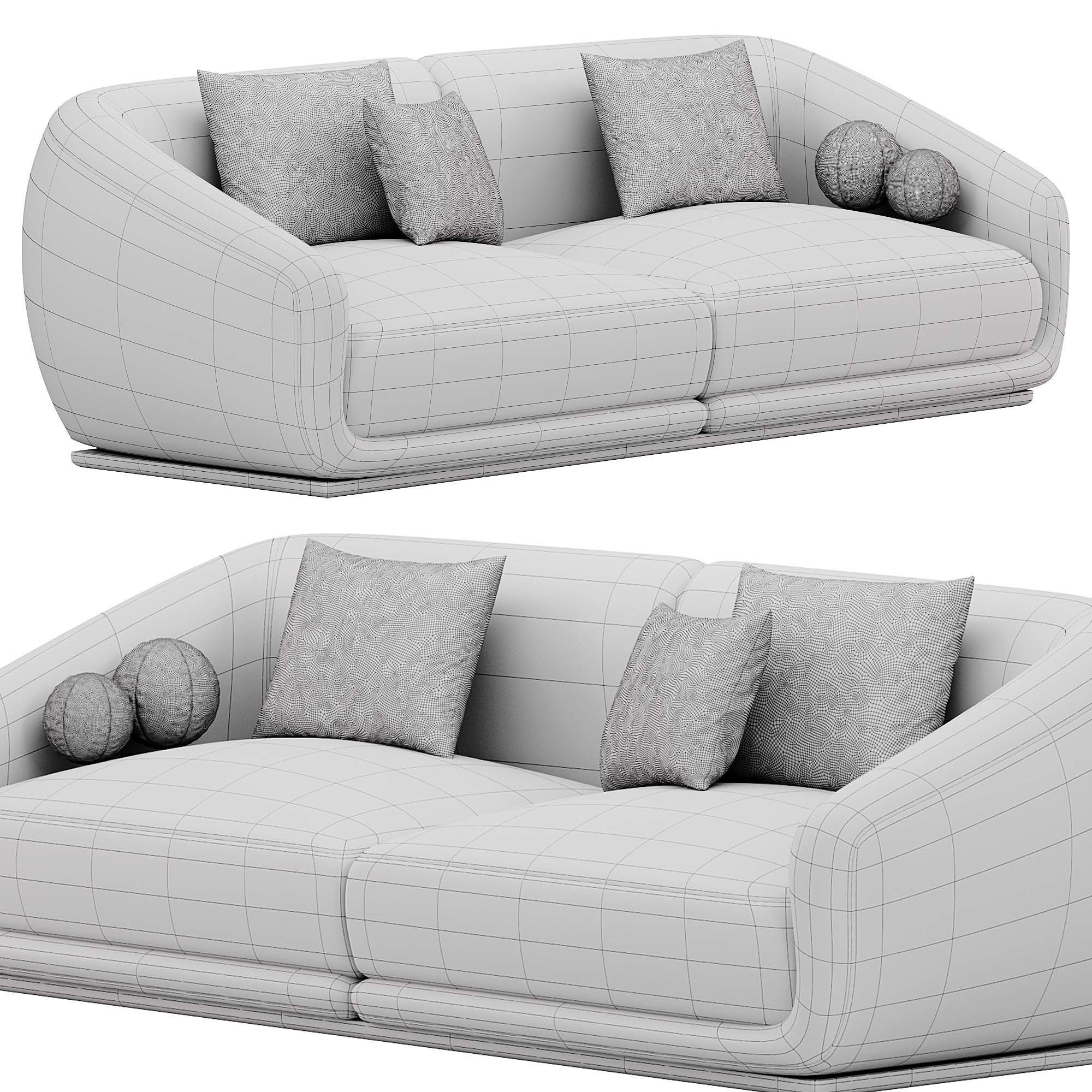 Montholon Sofa By Property Furniture 3D model_3