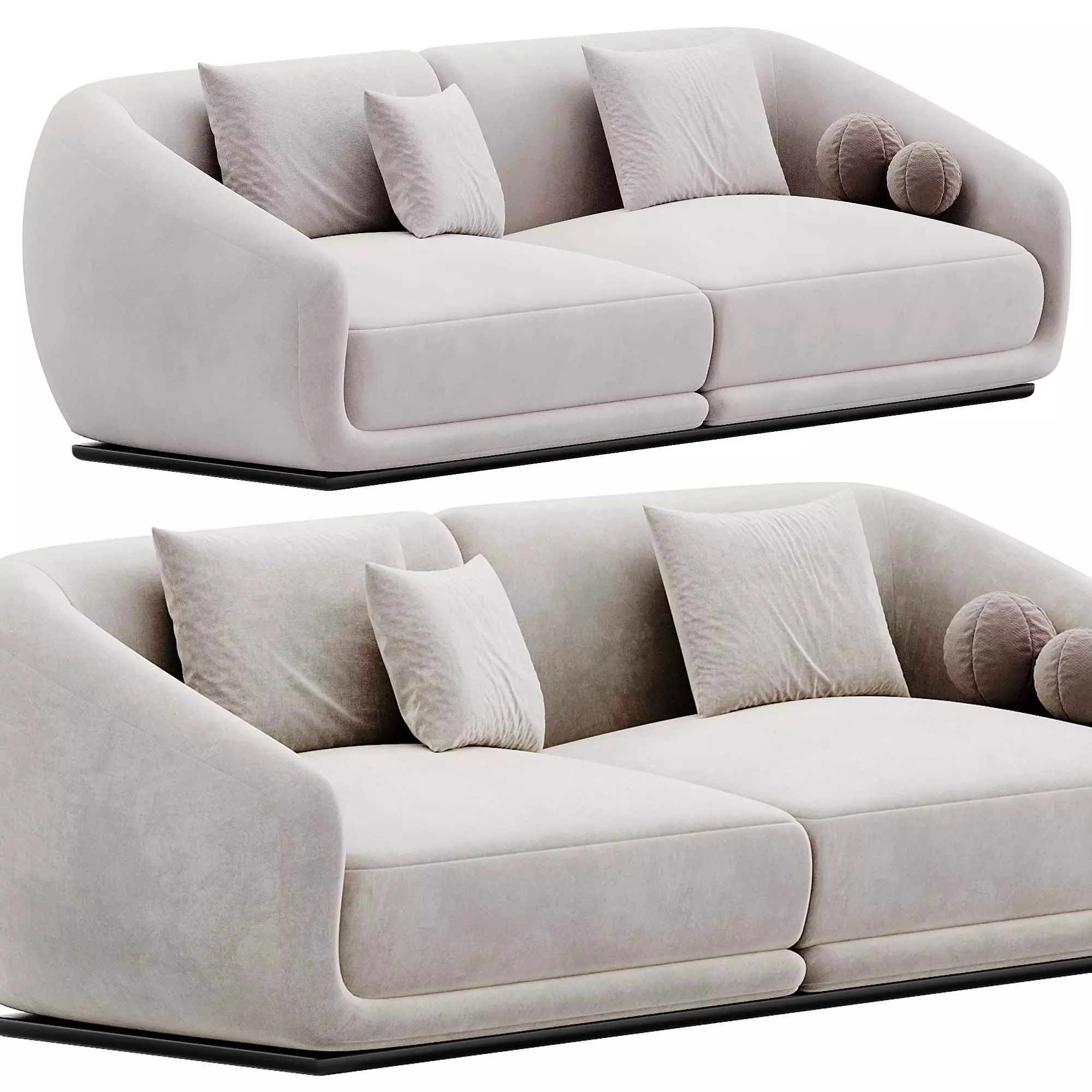 Montholon Sofa By Property Furniture 3D model_0