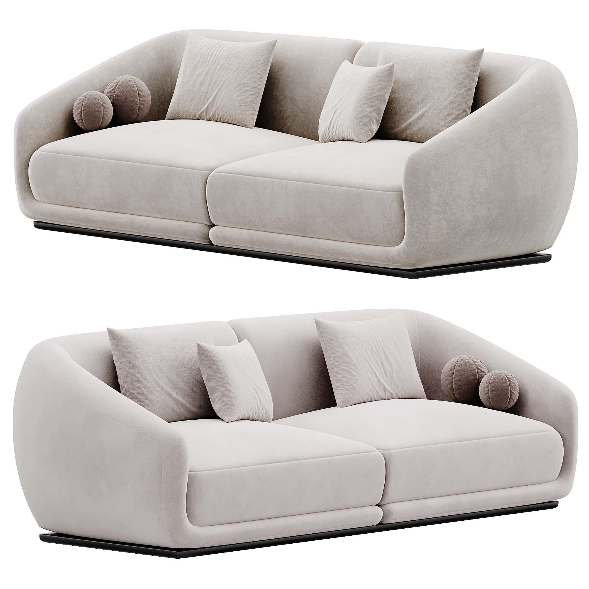 Montholon Sofa By Property Furniture 3D model_2