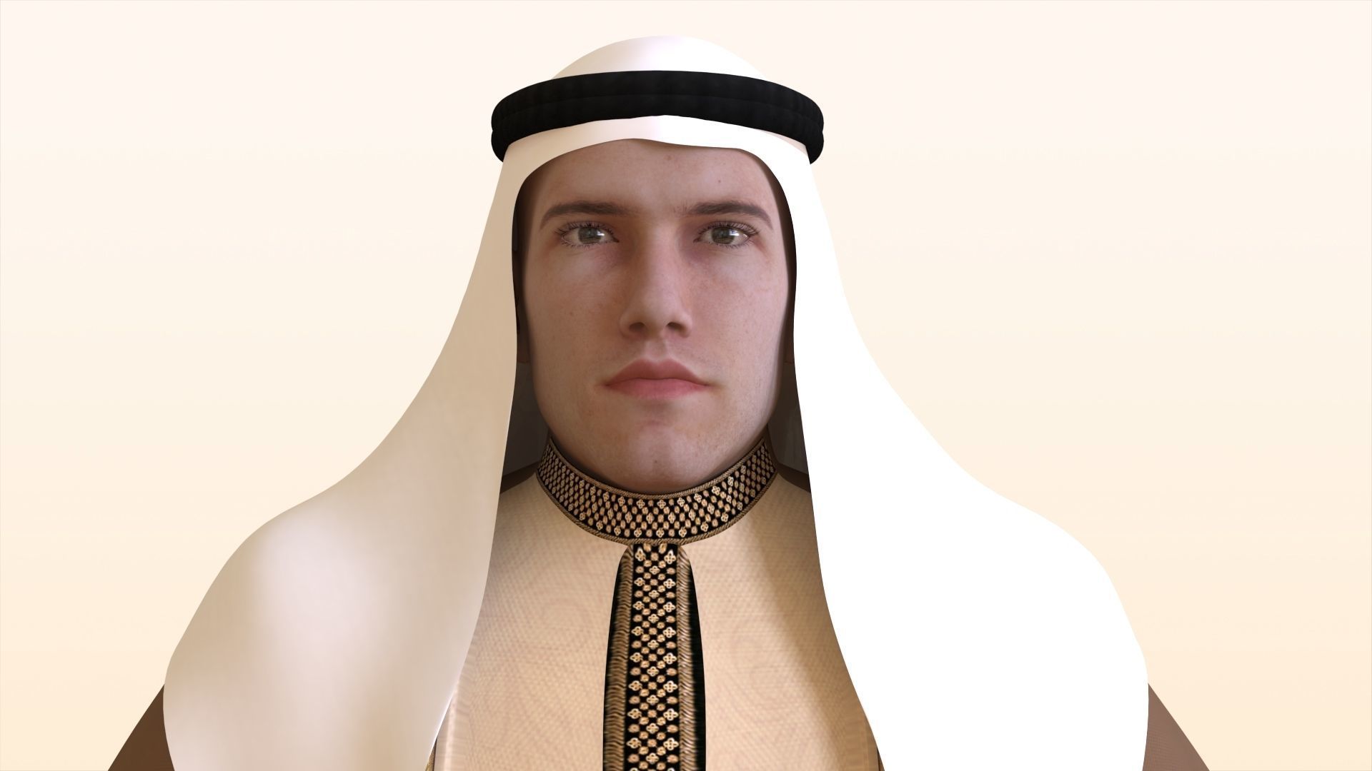 Arab Man  3D model_6