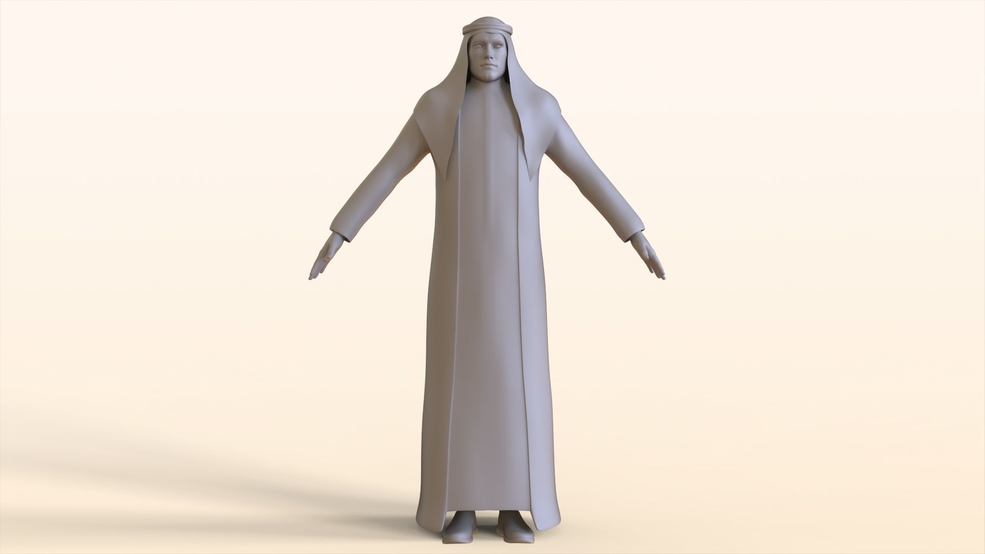 Arab Man  3D model_8