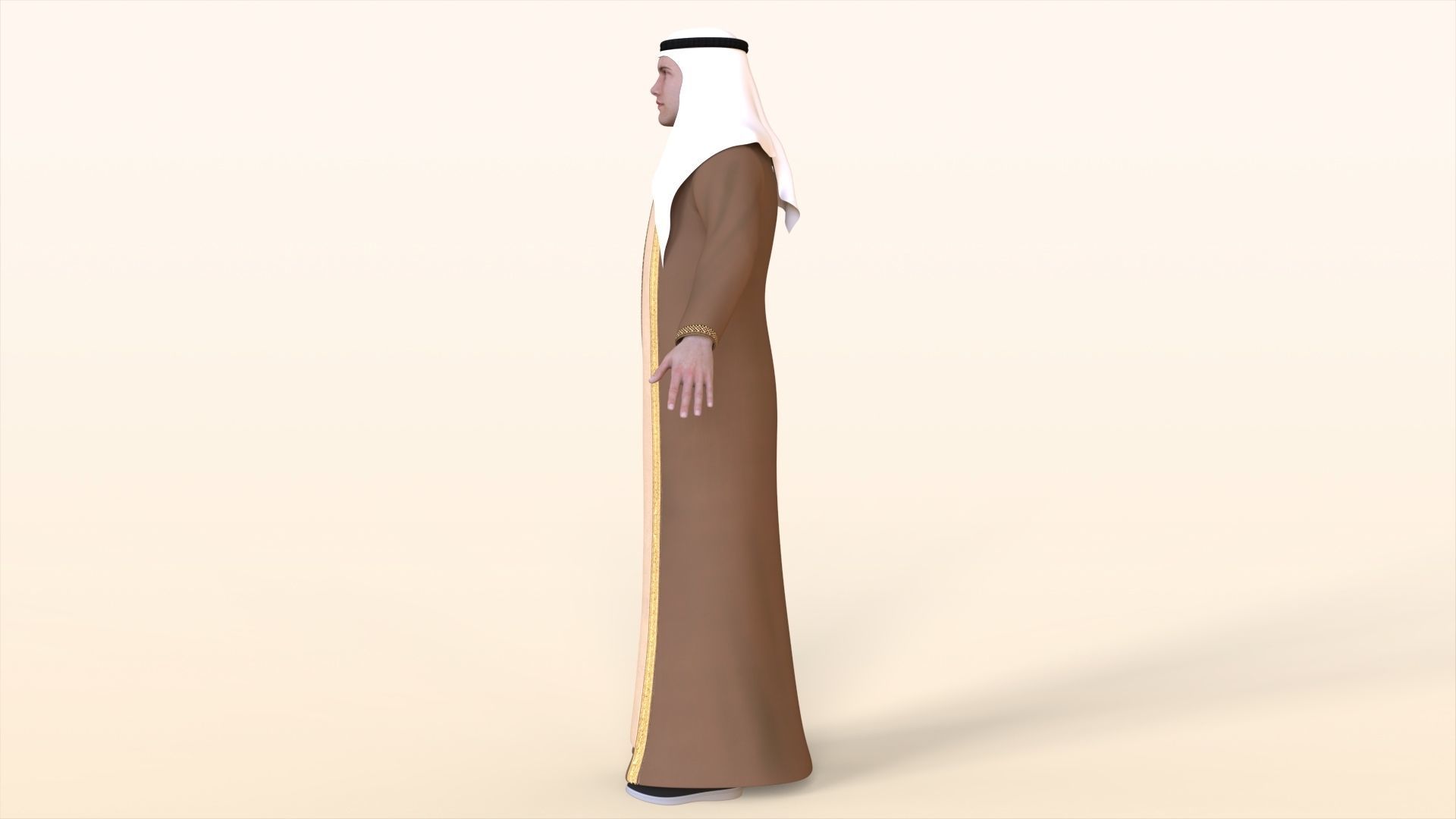 Arab Man  3D model_2