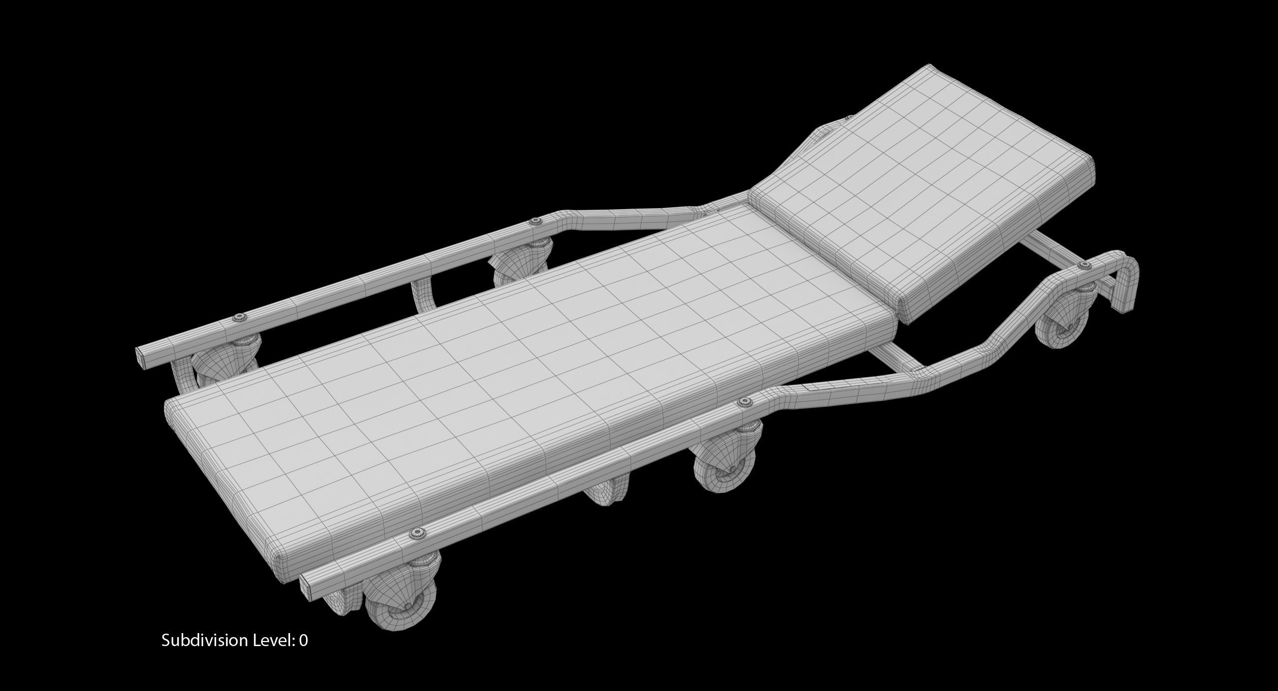 Car Creeper Black JCW65R Low-poly 3D model_20