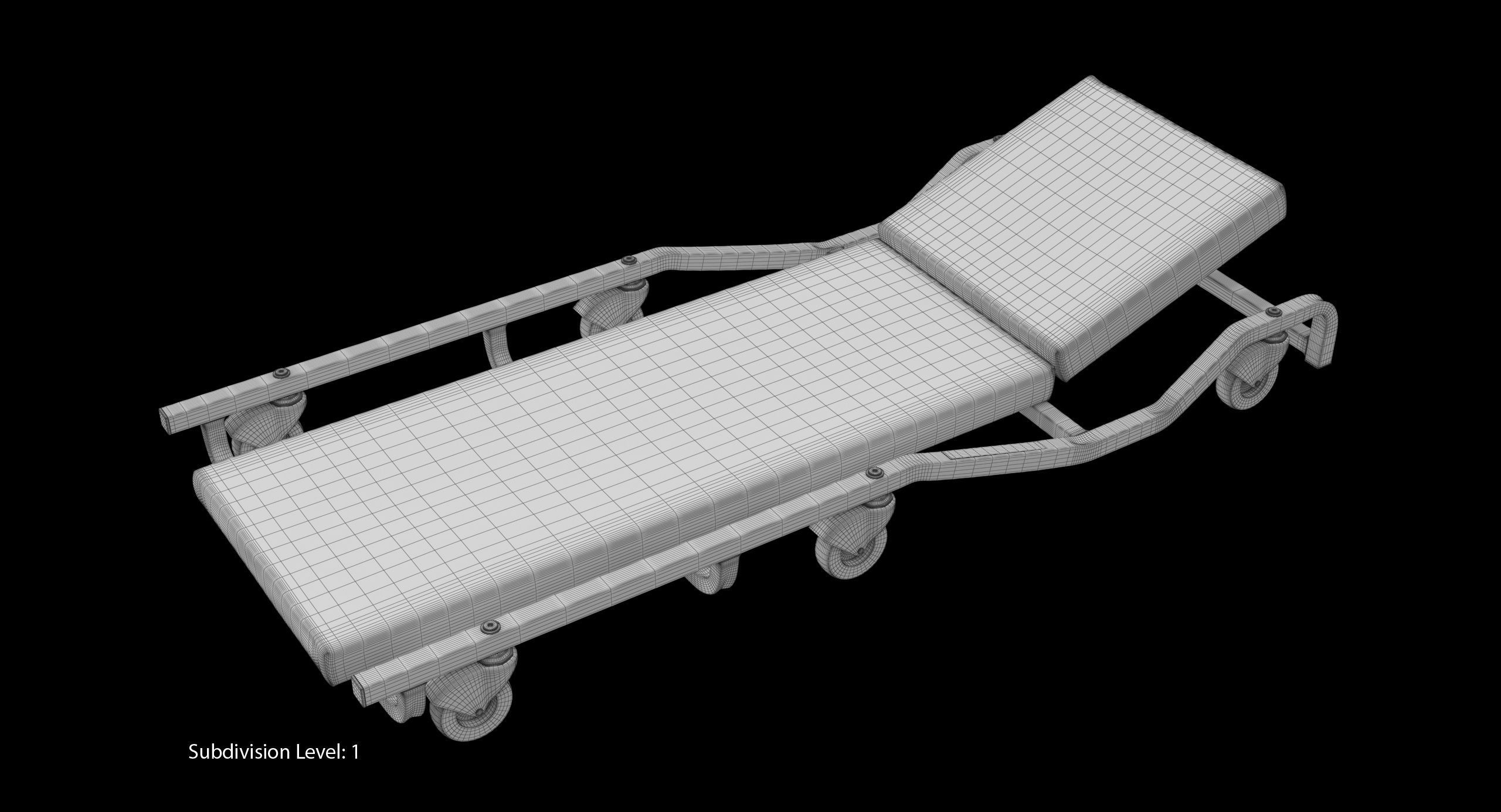 Car Creeper Black JCW65R Low-poly 3D model_21