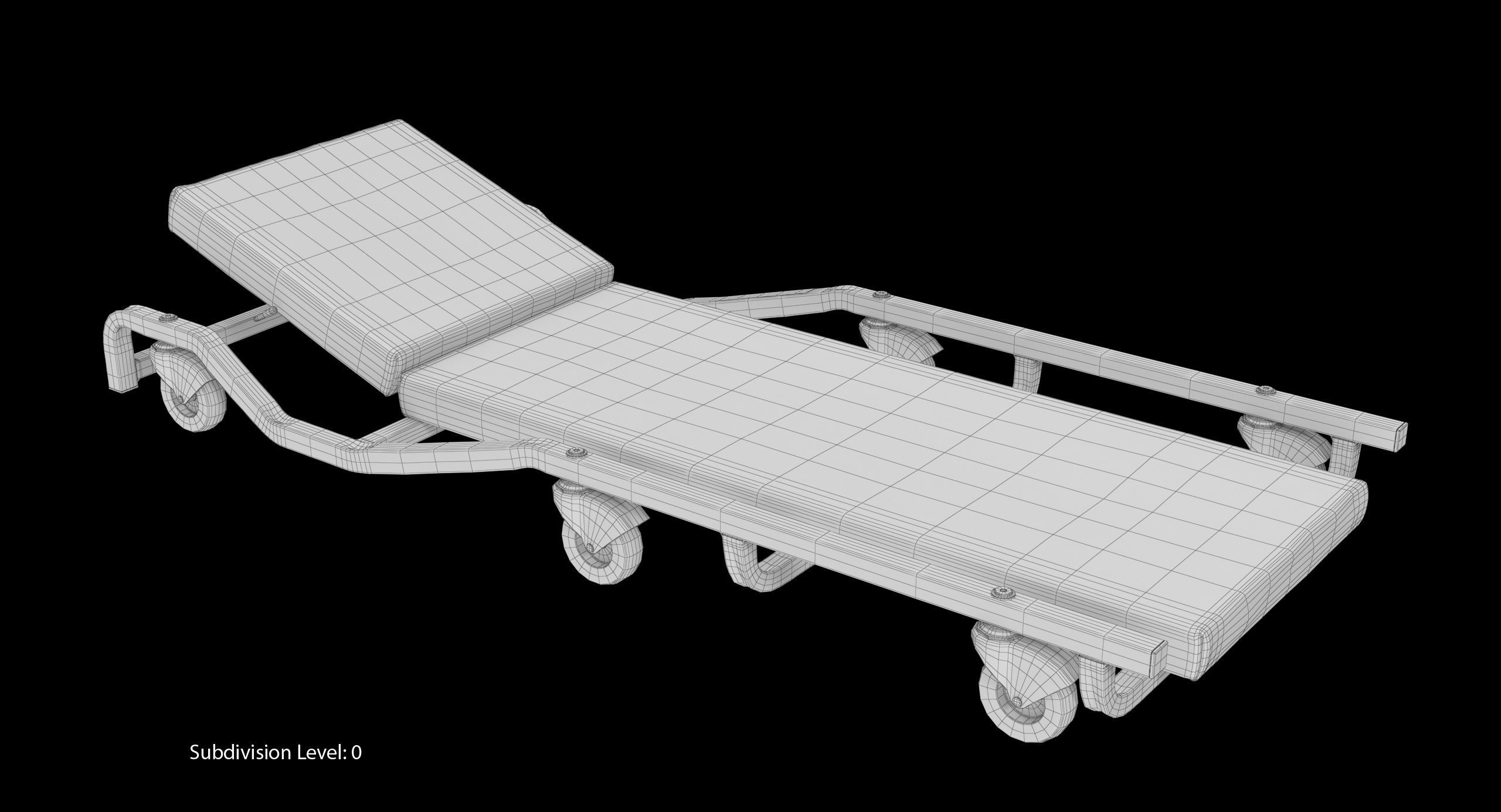 Car Creeper Black JCW65R Low-poly 3D model_18