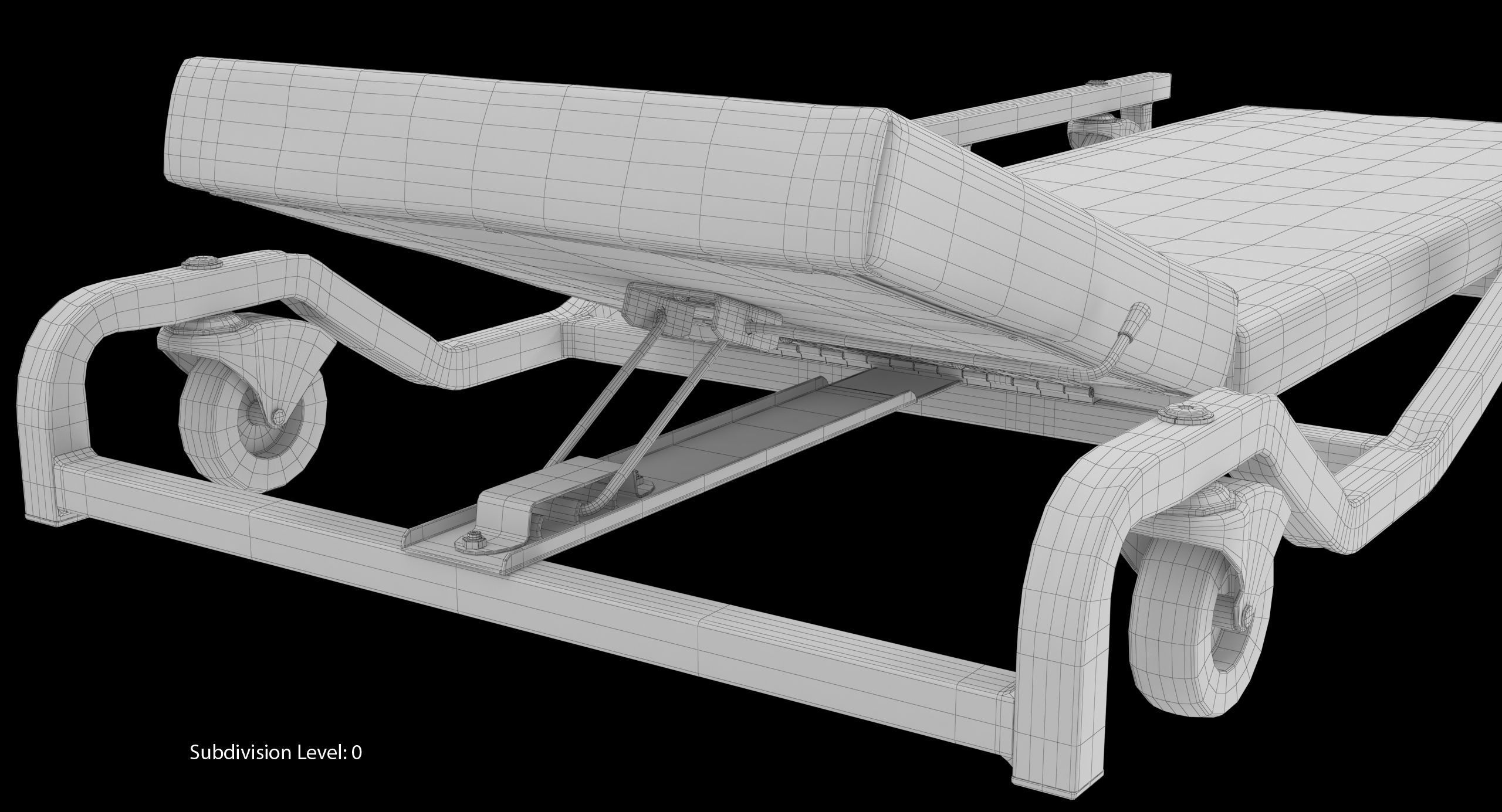 Car Creeper Black JCW65R Low-poly 3D model_24