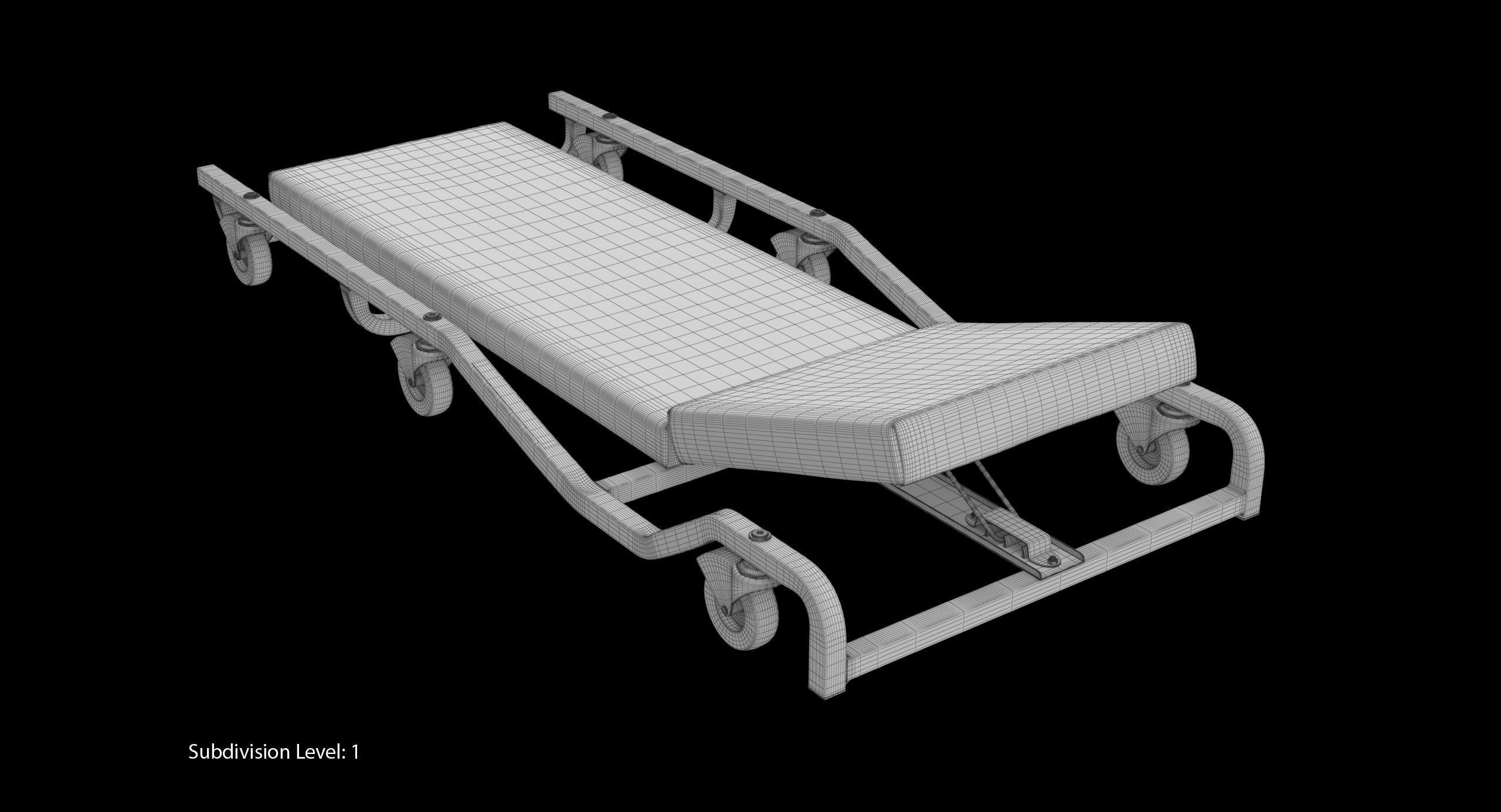 Car Creeper Black JCW65R Low-poly 3D model_23