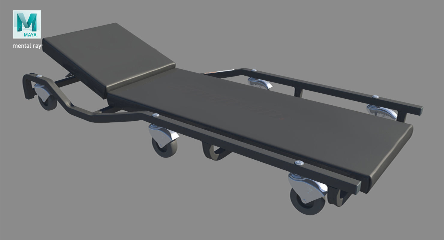 Car Creeper Black JCW65R Low-poly 3D model_31