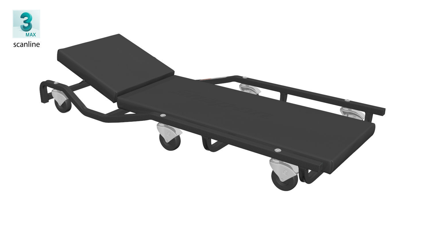 Car Creeper Black JCW65R Low-poly 3D model_29