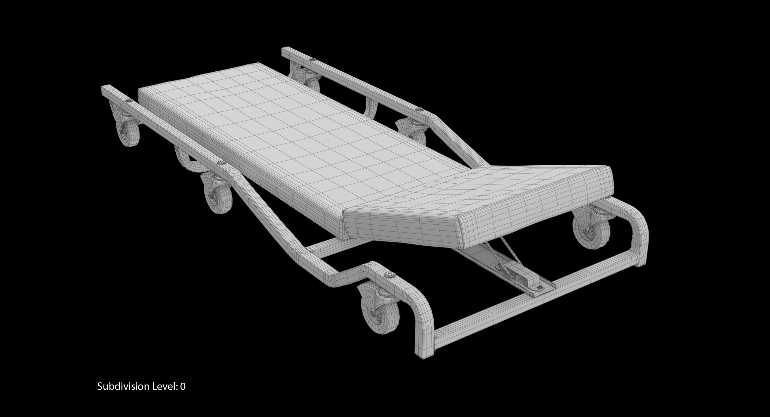 Car Creeper Black JCW65R Low-poly 3D model_22