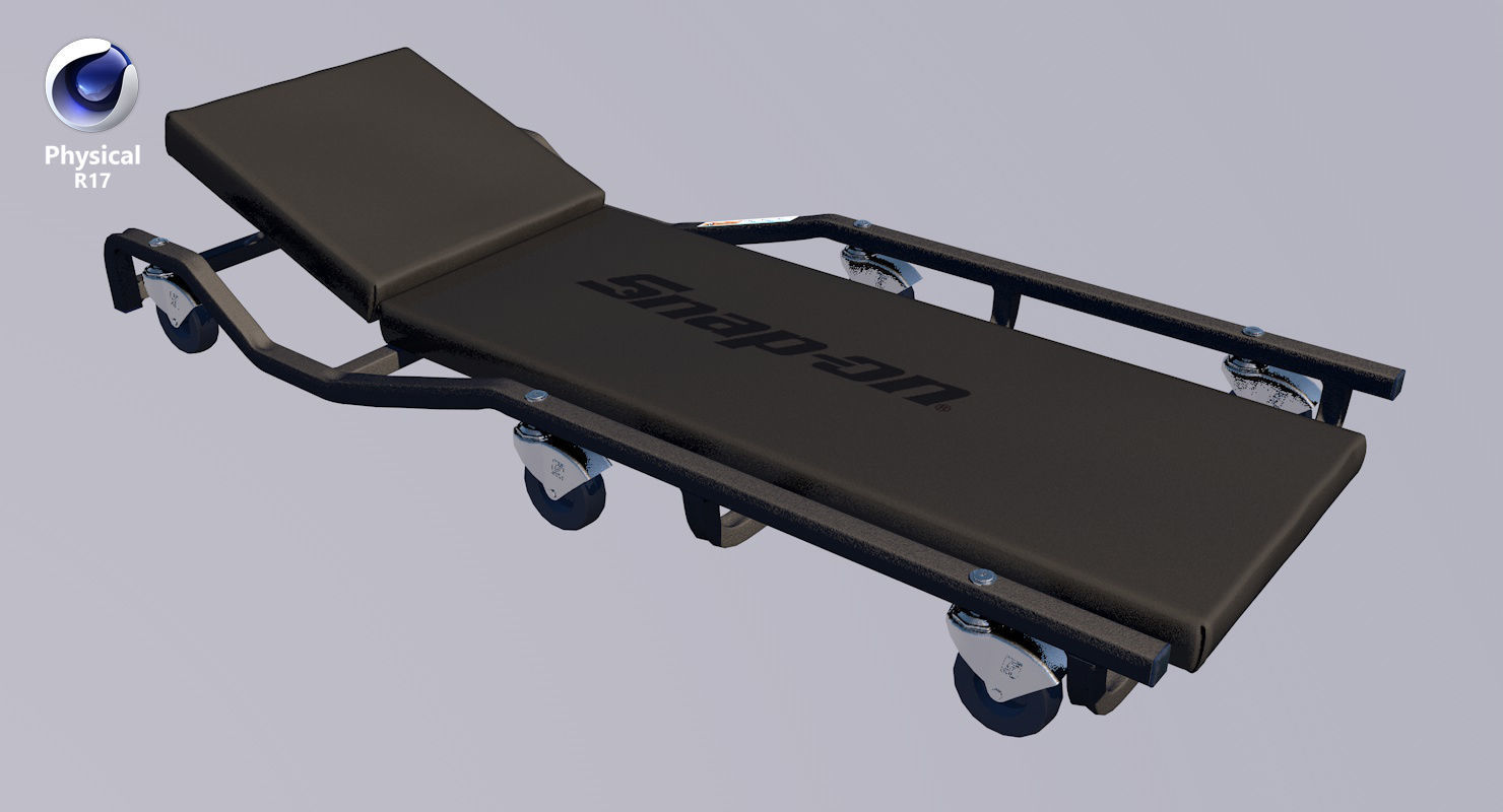 Car Creeper Black JCW65R Low-poly 3D model_34