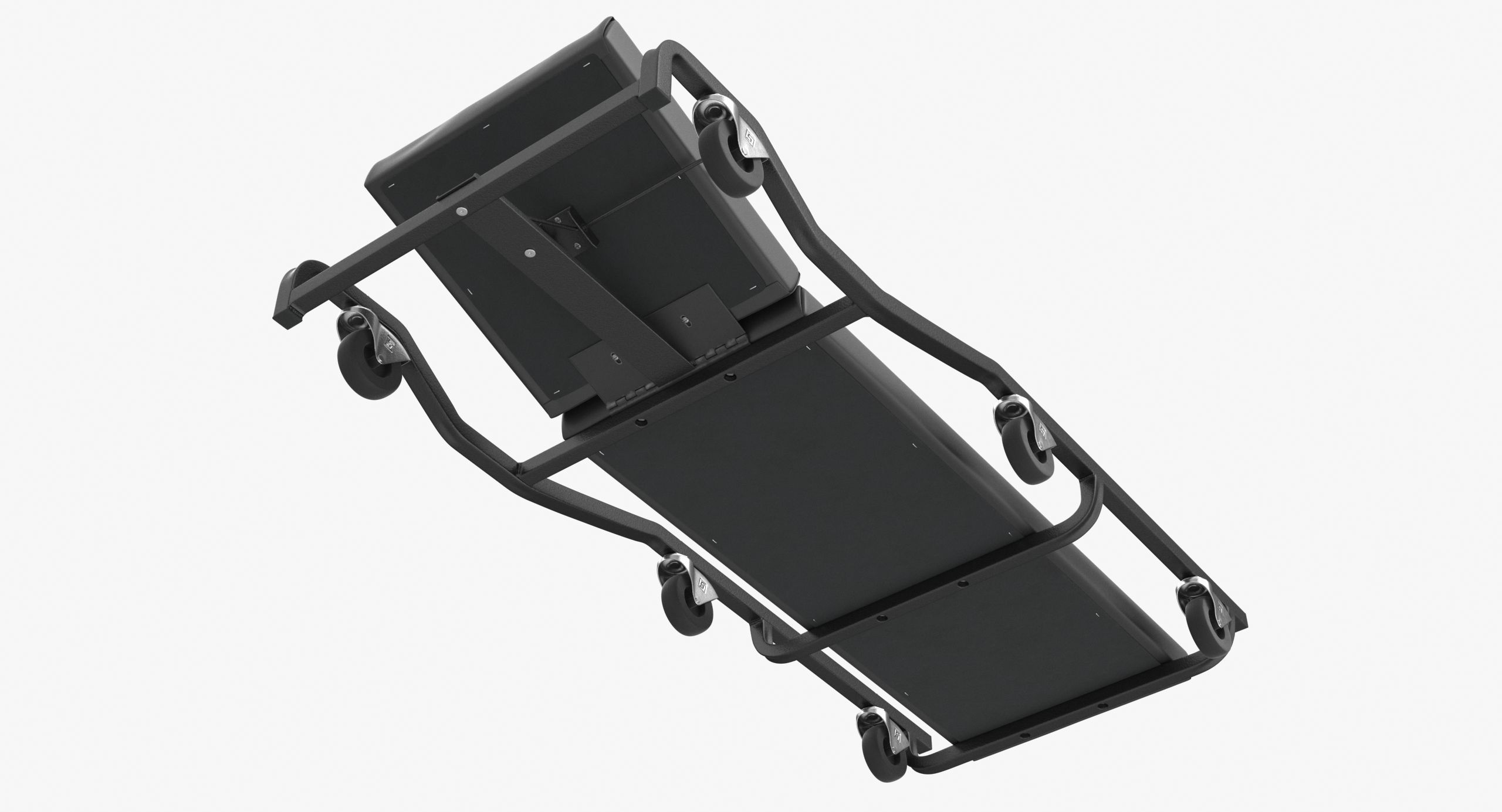 Car Creeper Black JCW65R Low-poly 3D model_6