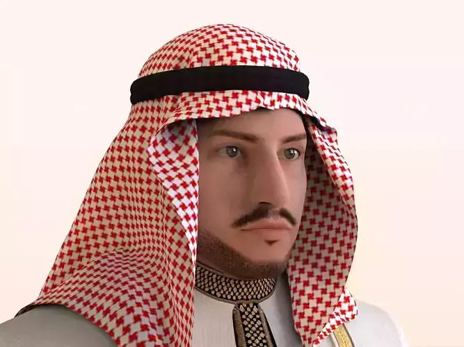 Arabic Civilian 3D model