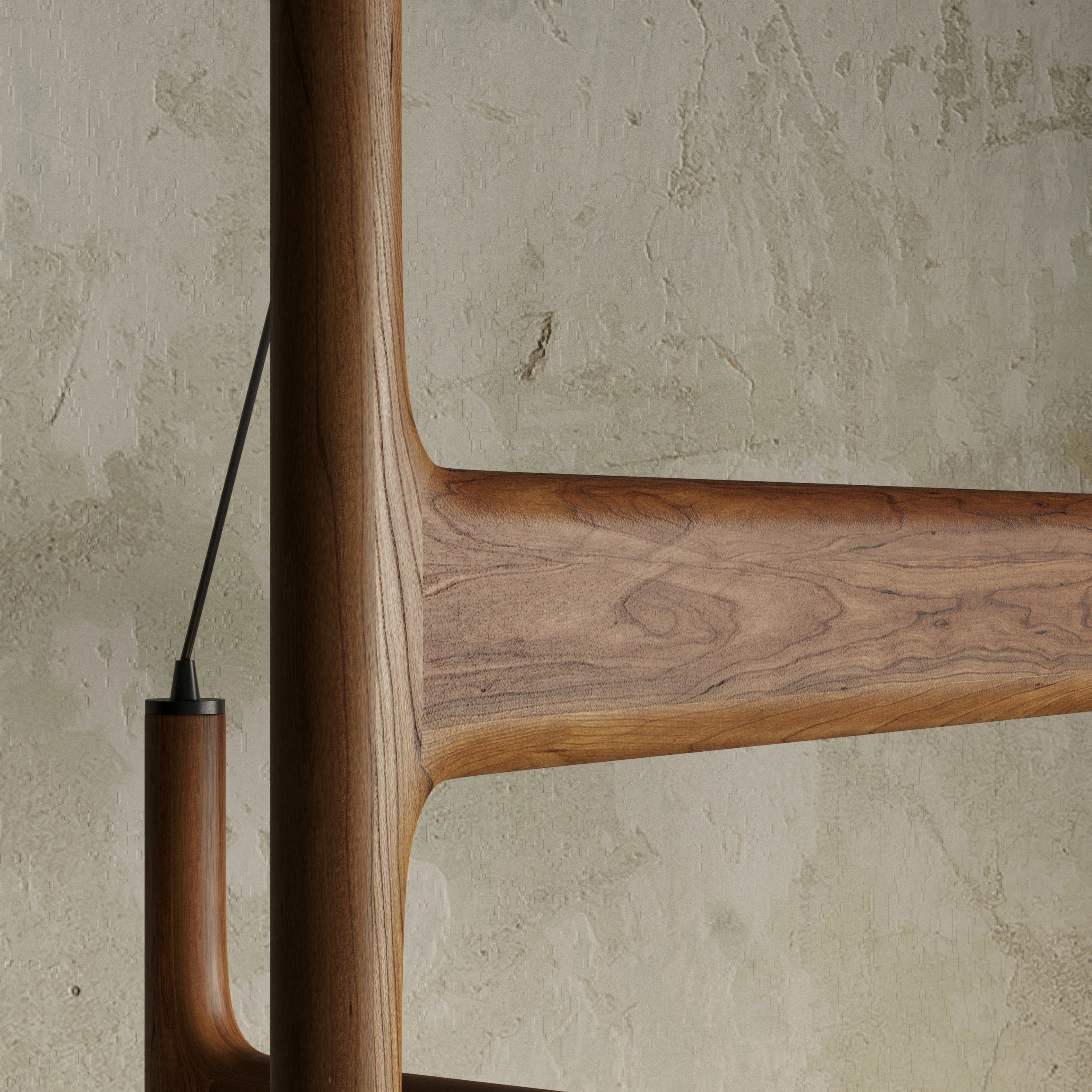 Astra 3 Suspension Lamp by Porada pendant light Low-poly 3D model_5