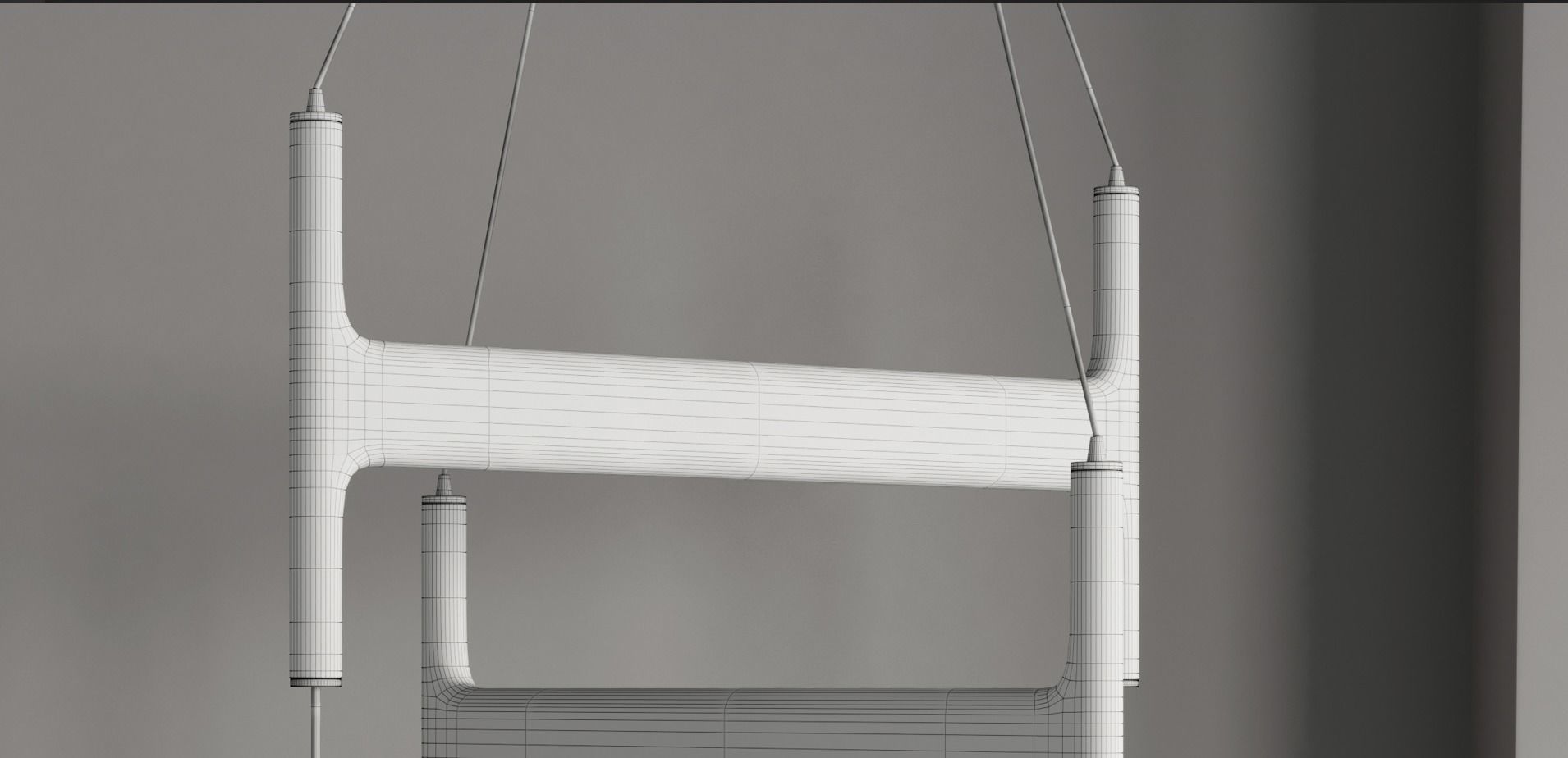 Astra 3 Suspension Lamp by Porada pendant light Low-poly 3D model_12