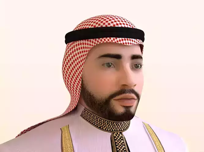 Emirati Man 3D model