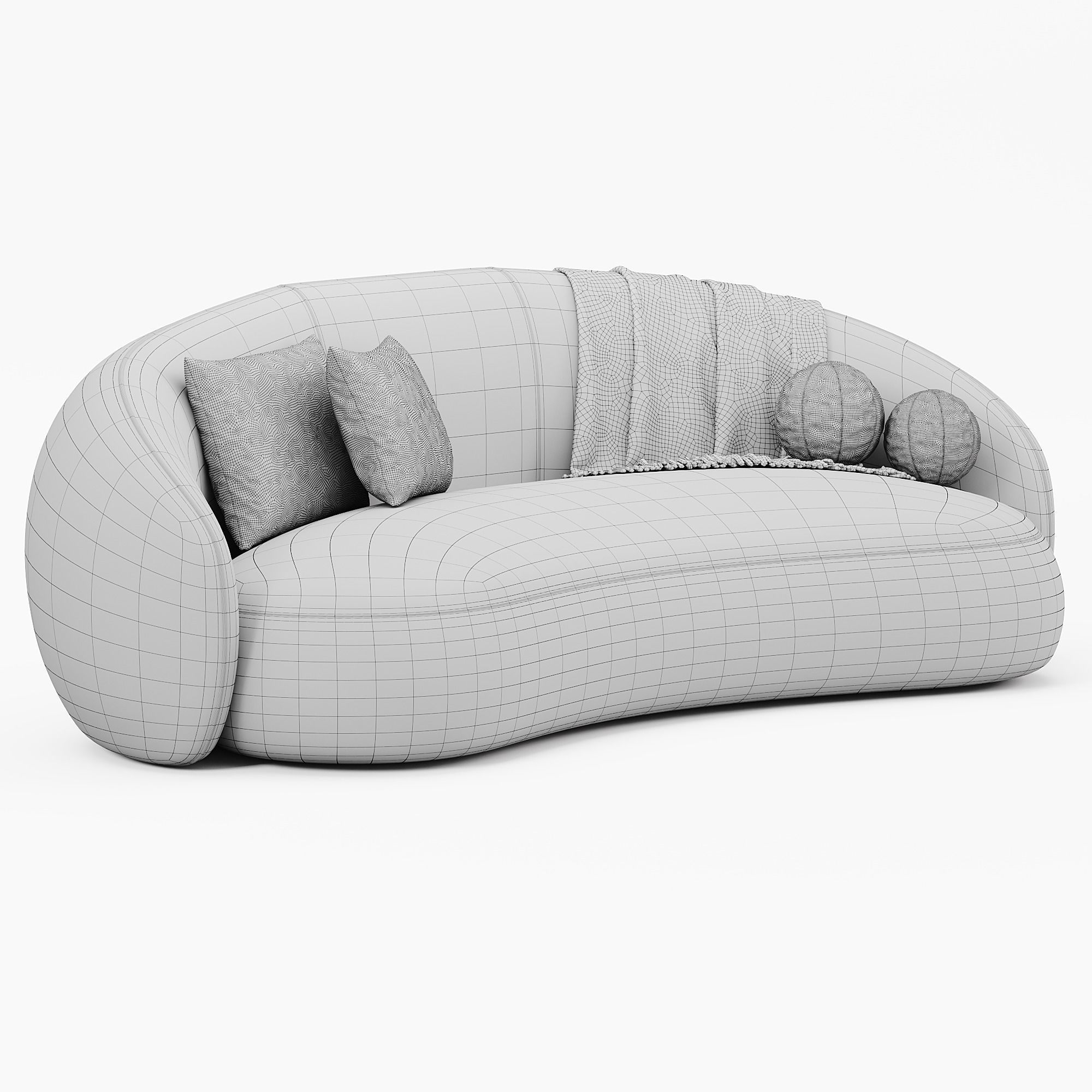 Romelia Sofa By Weilai Concept 3D model_7