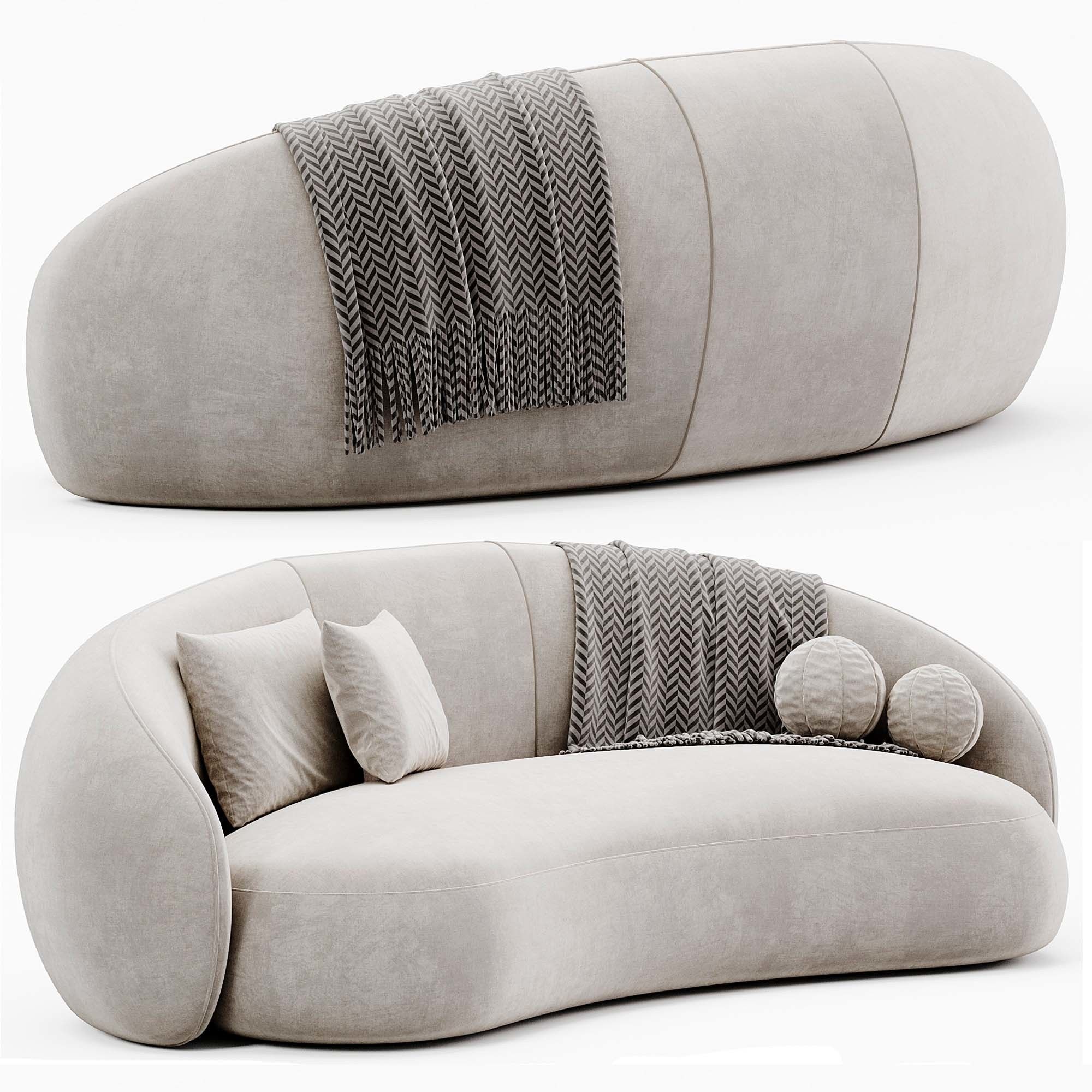 Romelia Sofa By Weilai Concept 3D model_5