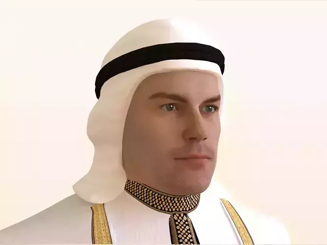Middle East Man  3D model
