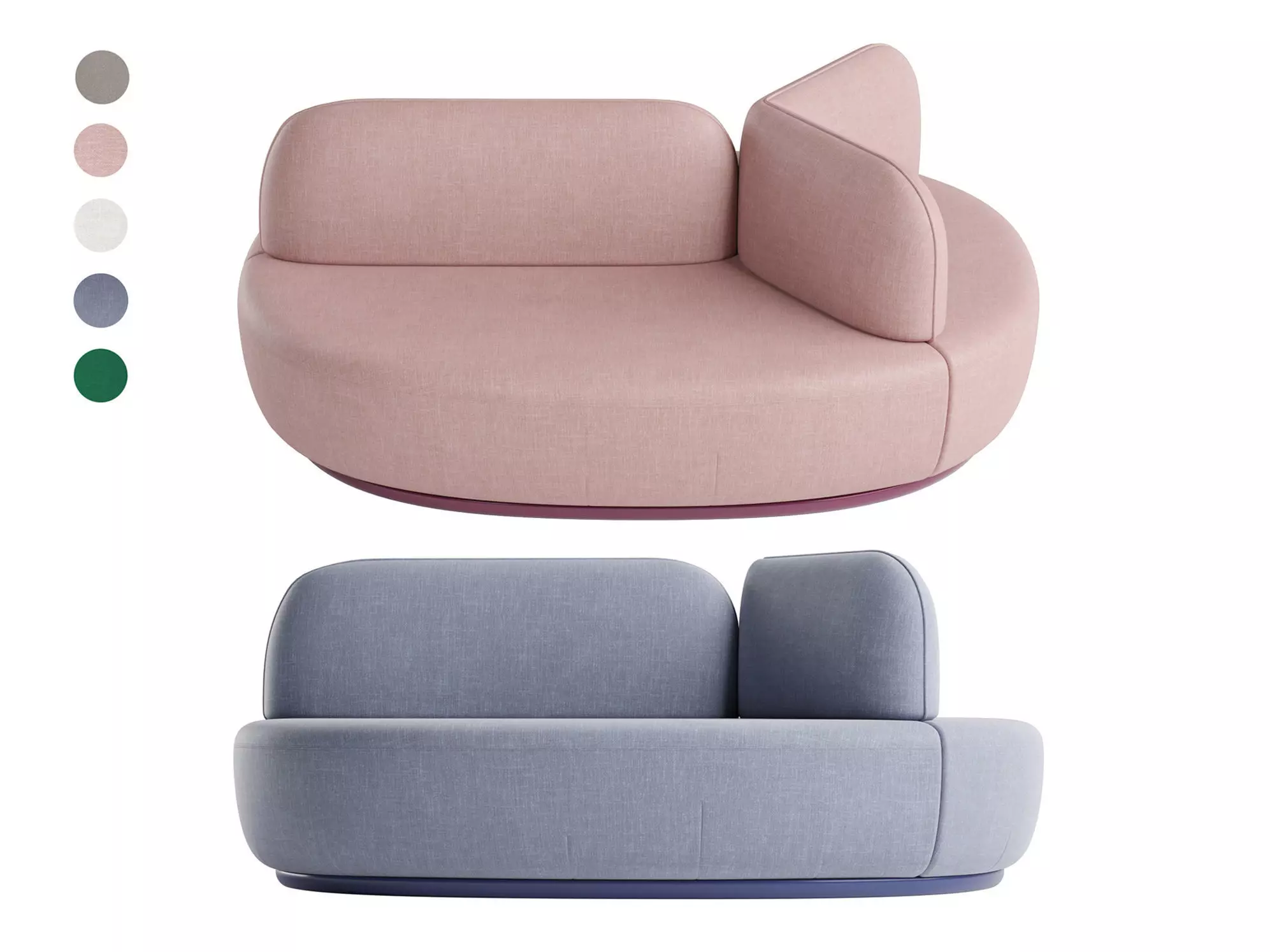 La Isla Sofa 314-10-VRH by Sancal 3D model