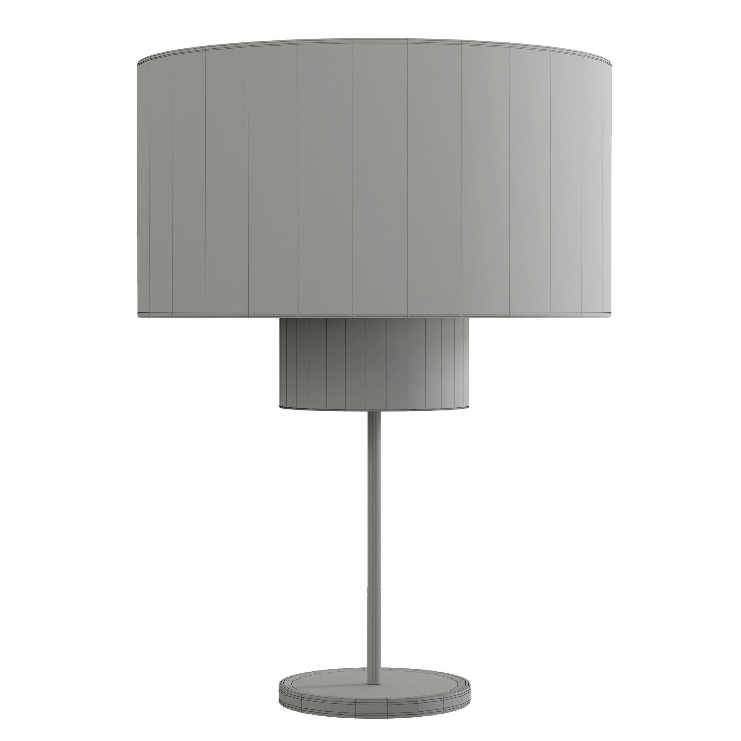 margin table lamp Low-poly 3D model_1