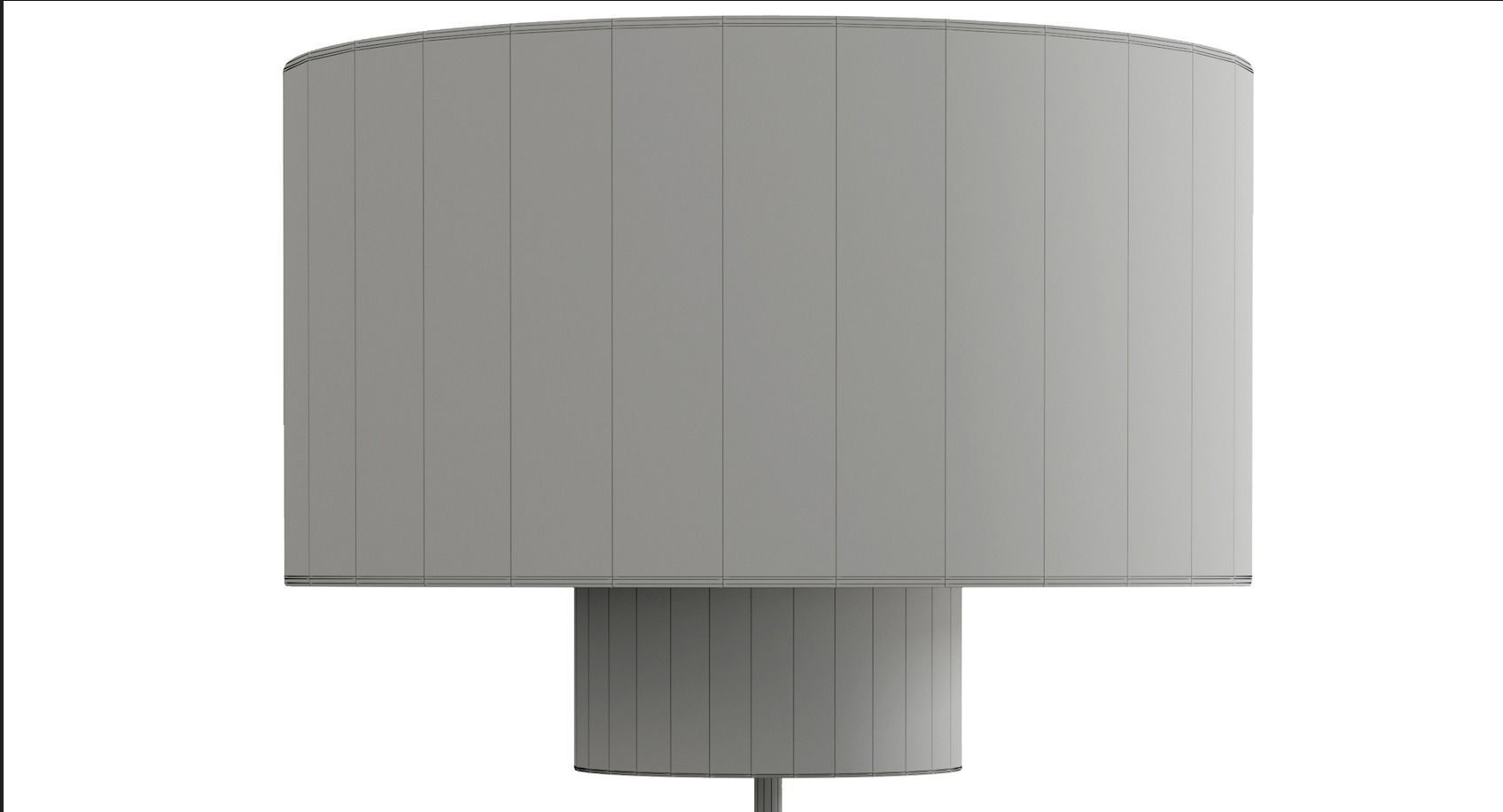 margin table lamp Low-poly 3D model_5