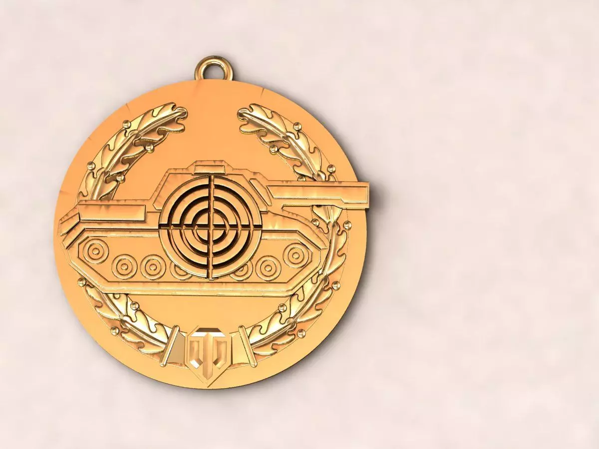 Tank sniper pendant 43 3D print model