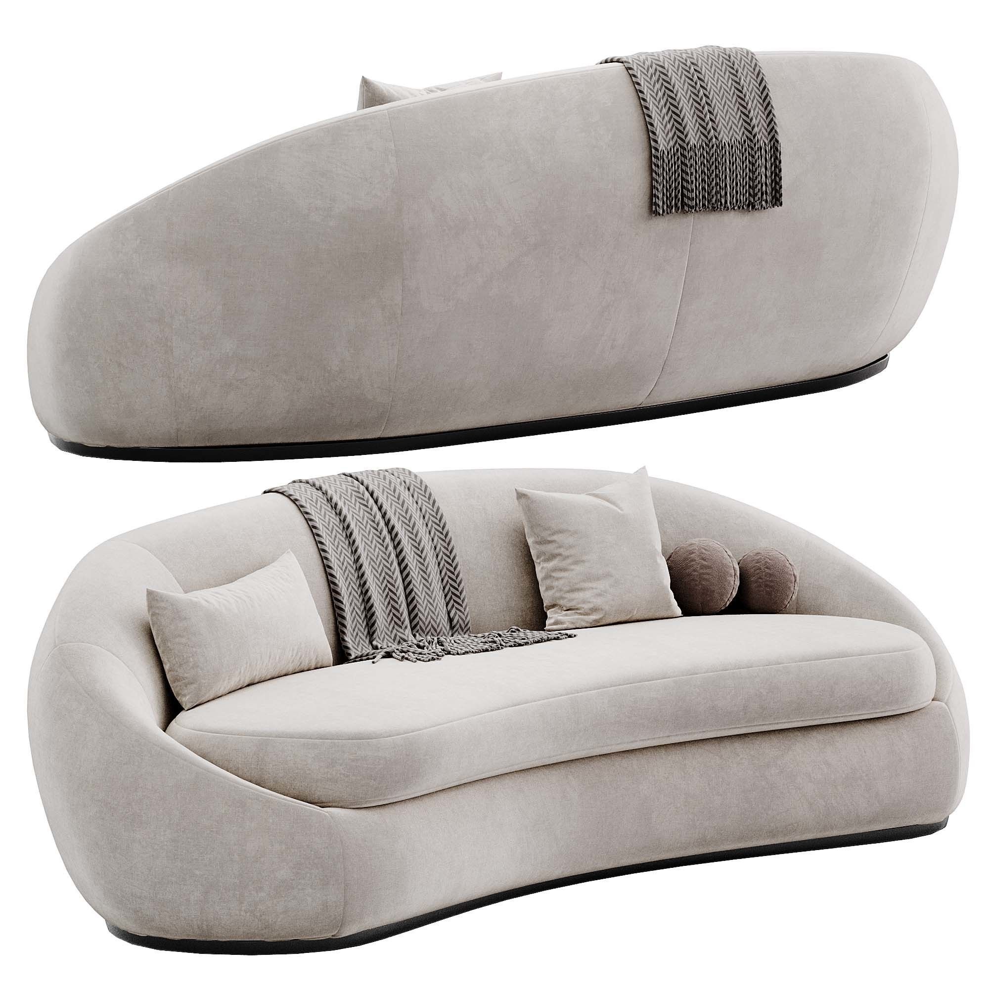 Monroe Sofa By Thayer Coggin 3D model_3