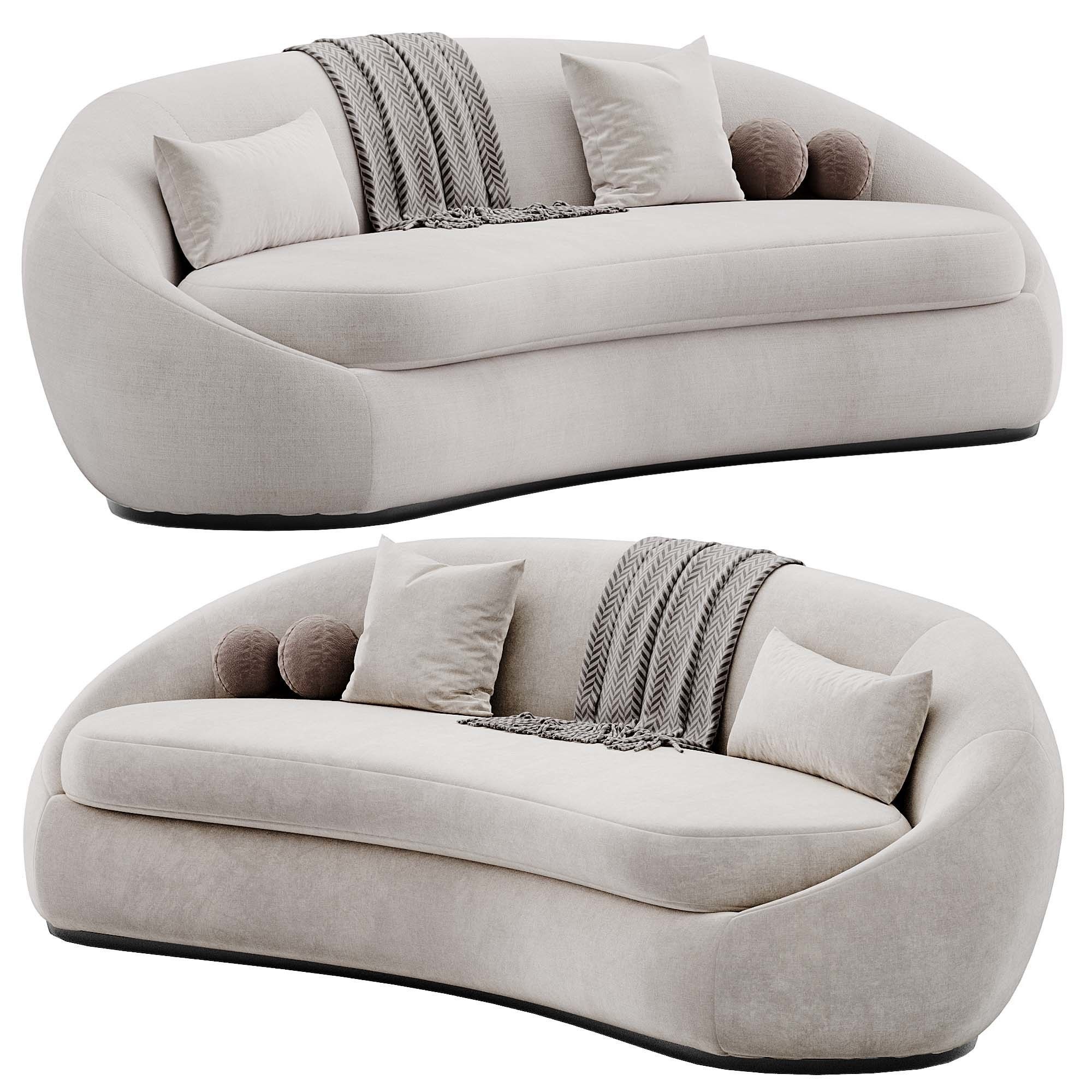 Monroe Sofa By Thayer Coggin 3D model_1