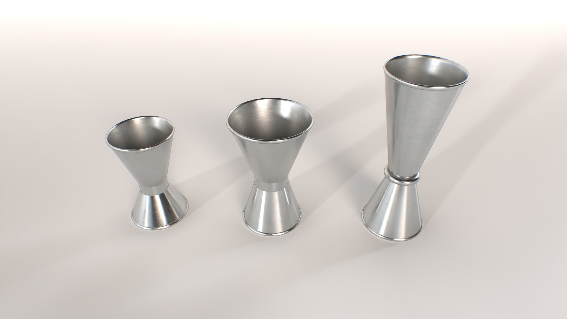 Jiggers Barware Low-poly 3D model_4