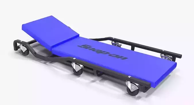 Car Creeper Blue JCW65R Low-poly 3D model