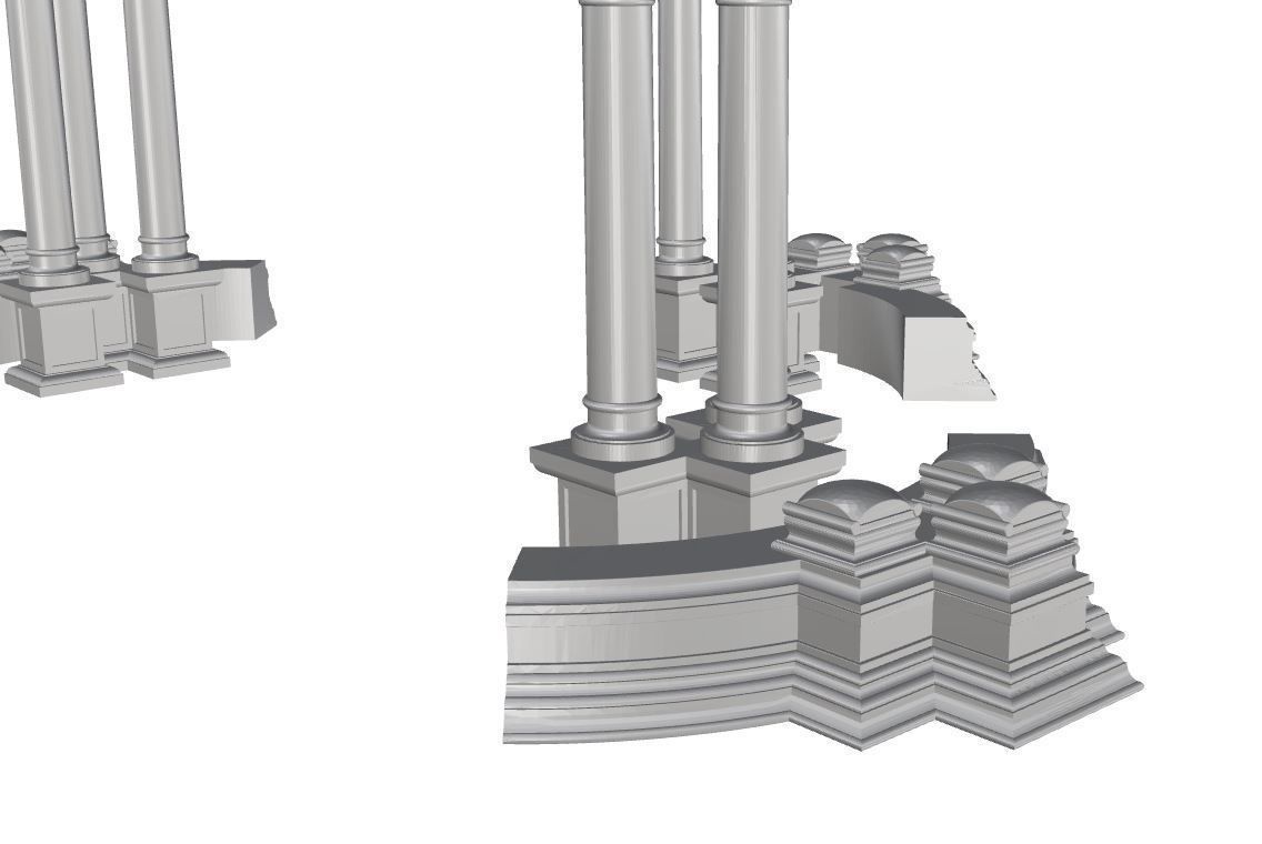 gazebo 3D print model_16