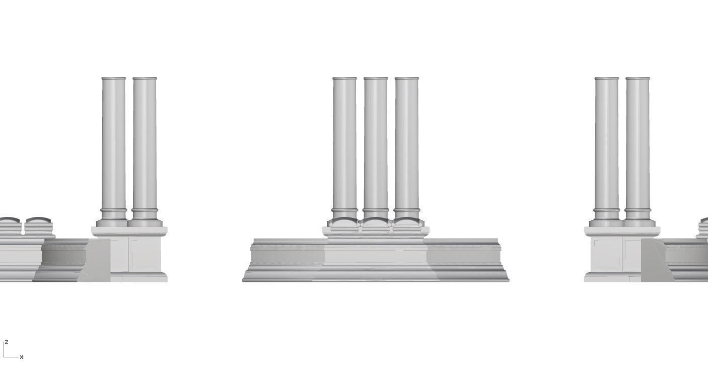 gazebo 3D print model_15