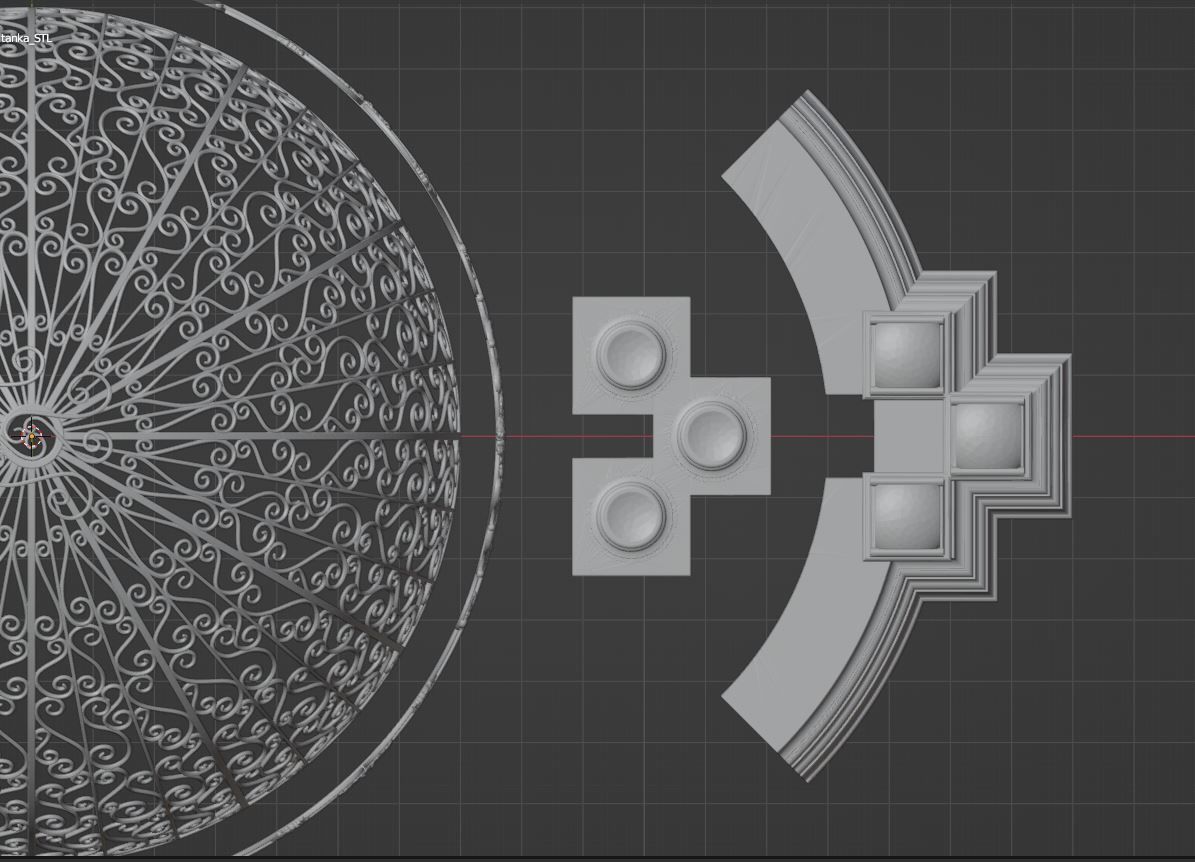 gazebo 3D print model_22