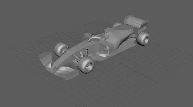 Formula 1 3d printing casting ready model