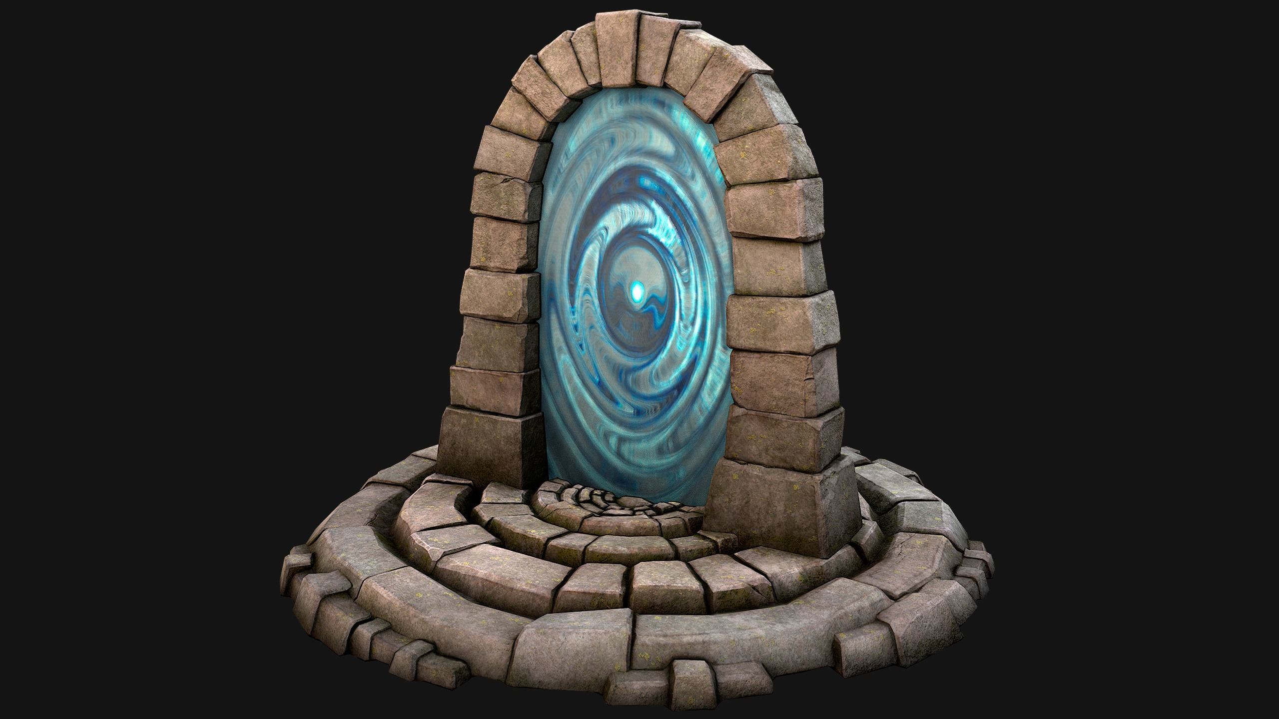 Portal Teleport Pack Set  for Unreal Engine and Unity Low-poly 3D model_45