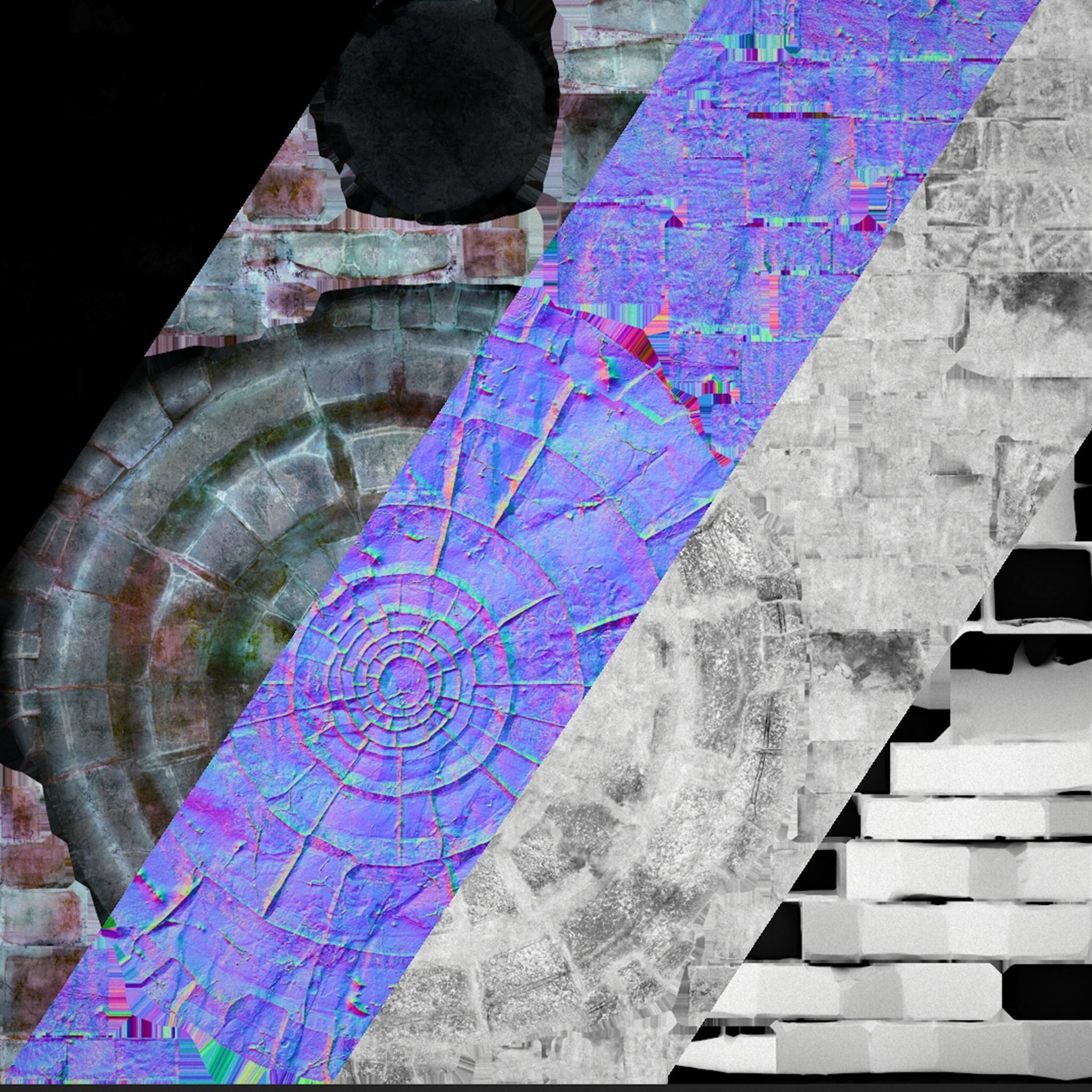 Portal Teleport Pack Set  for Unreal Engine and Unity Low-poly 3D model_62