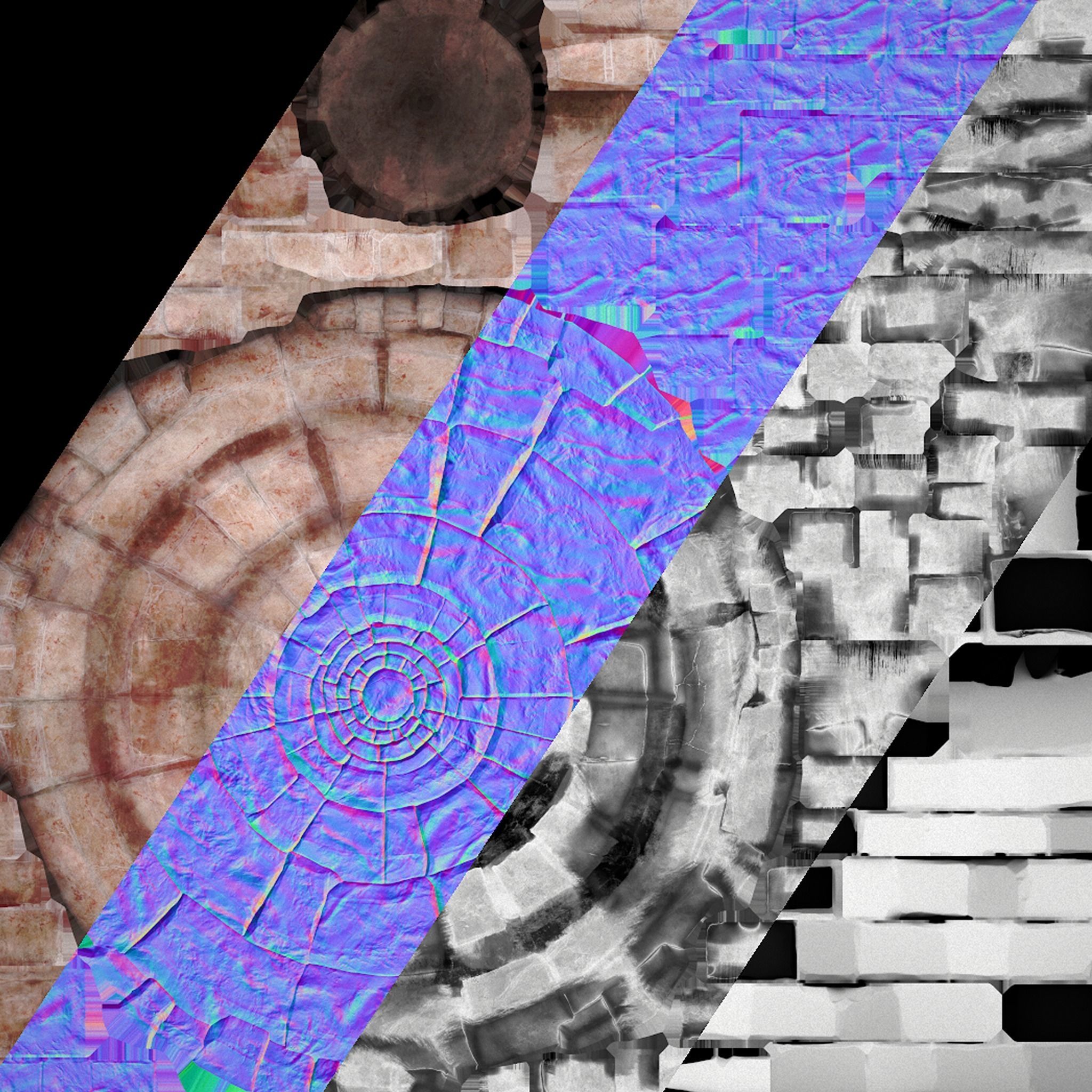 Portal Teleport Pack Set  for Unreal Engine and Unity Low-poly 3D model_56