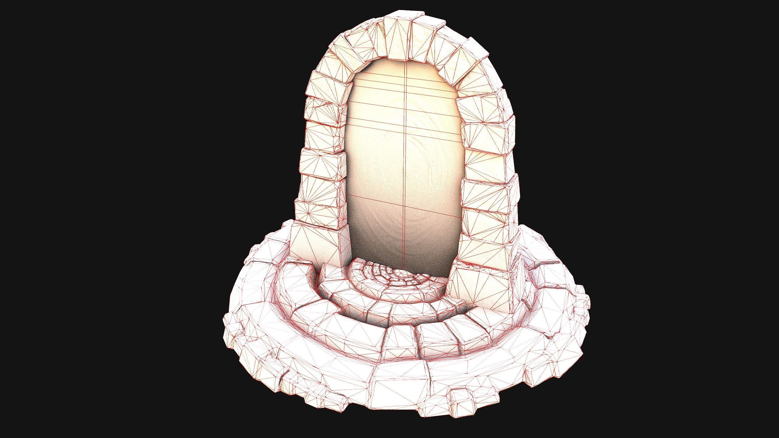 Portal Teleport Pack Set  for Unreal Engine and Unity Low-poly 3D model_47