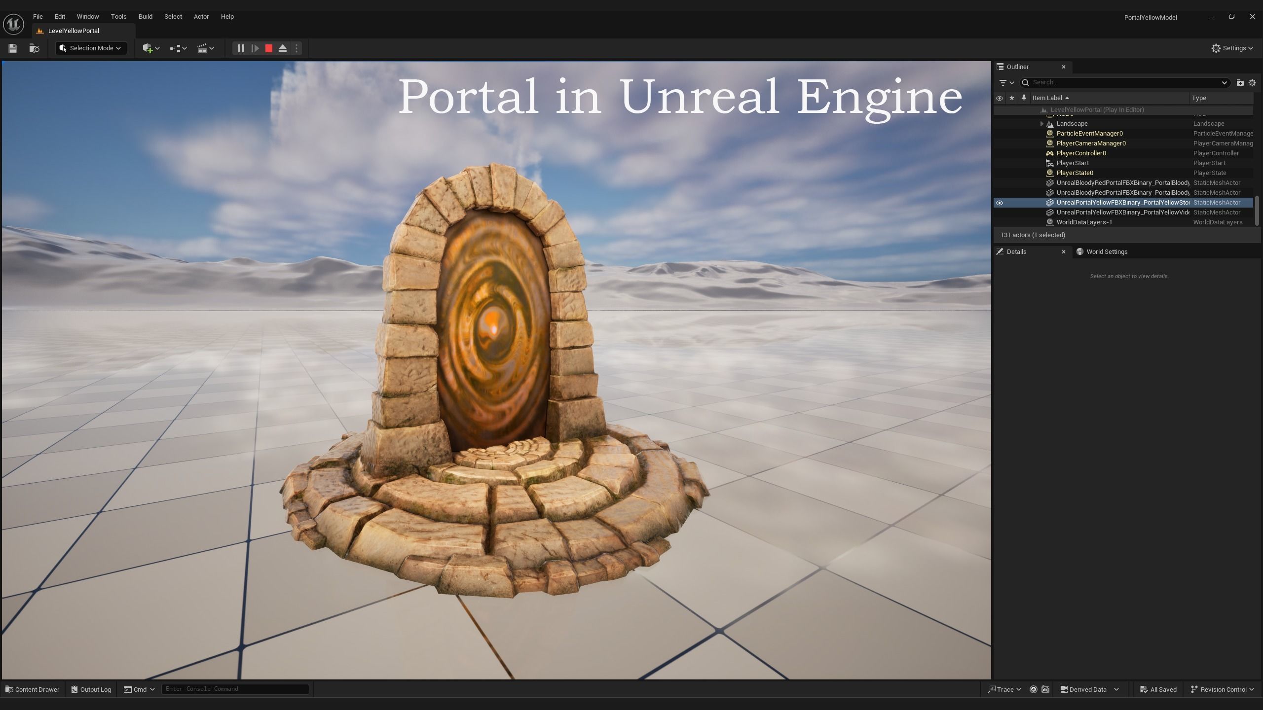 Portal Teleport Pack Set  for Unreal Engine and Unity Low-poly 3D model_24
